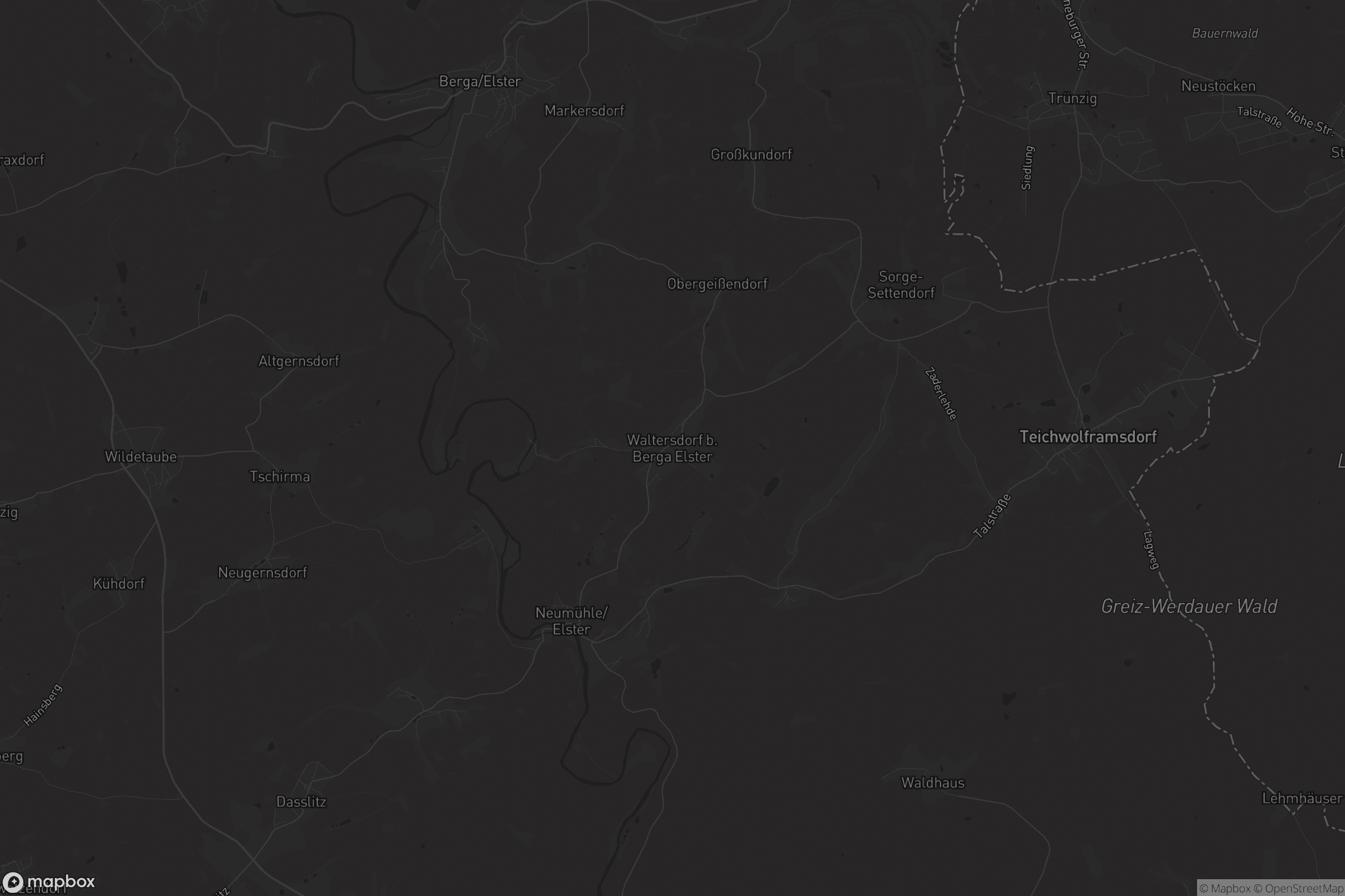 Karte von Waltersdorf b. Berga Elster