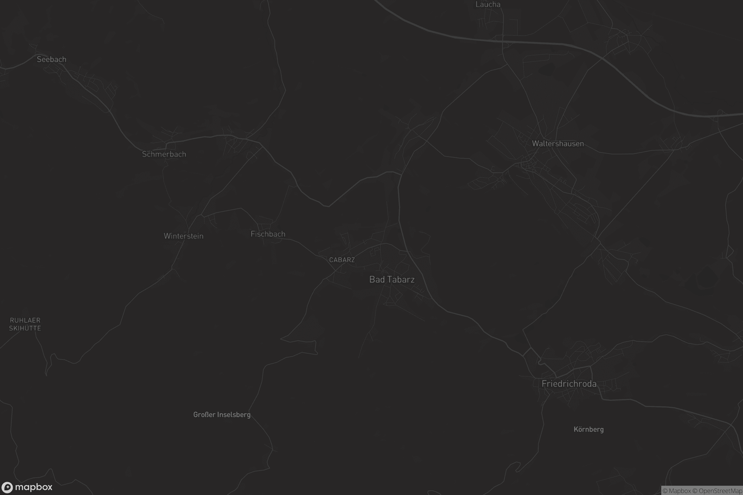 Karte von Waltershausen