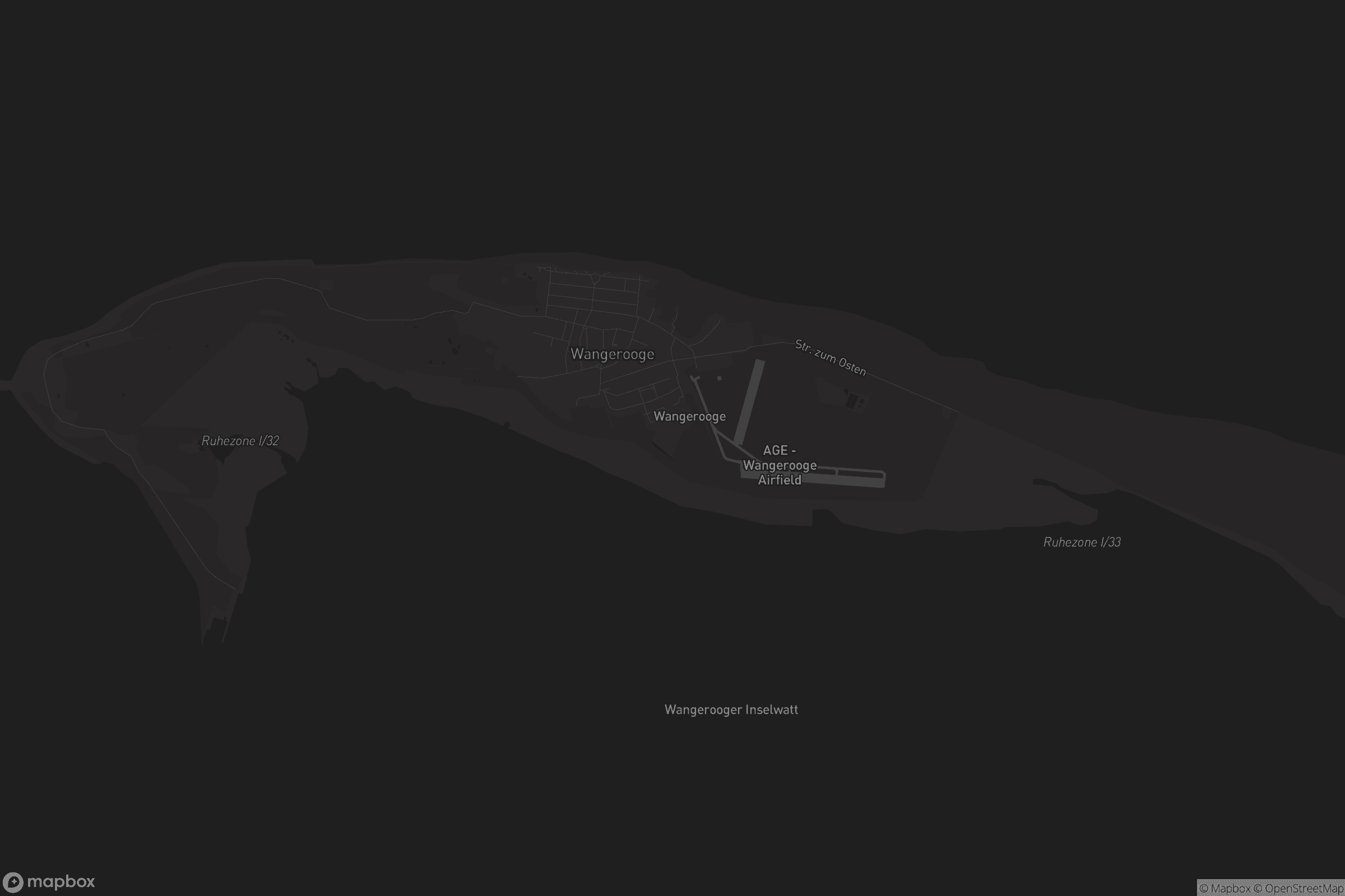 Karte von Wangerooge