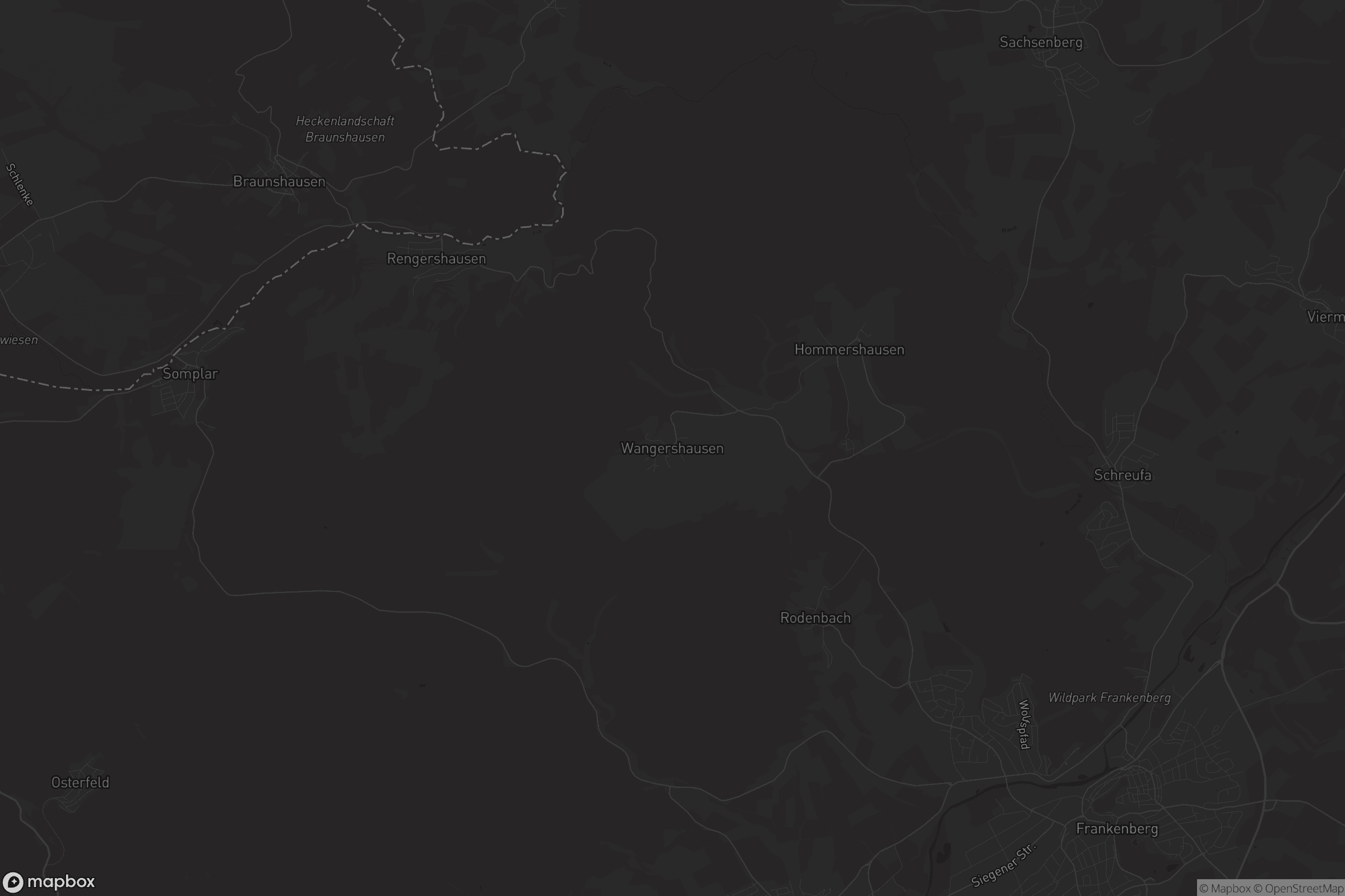 Karte von Wangershausen