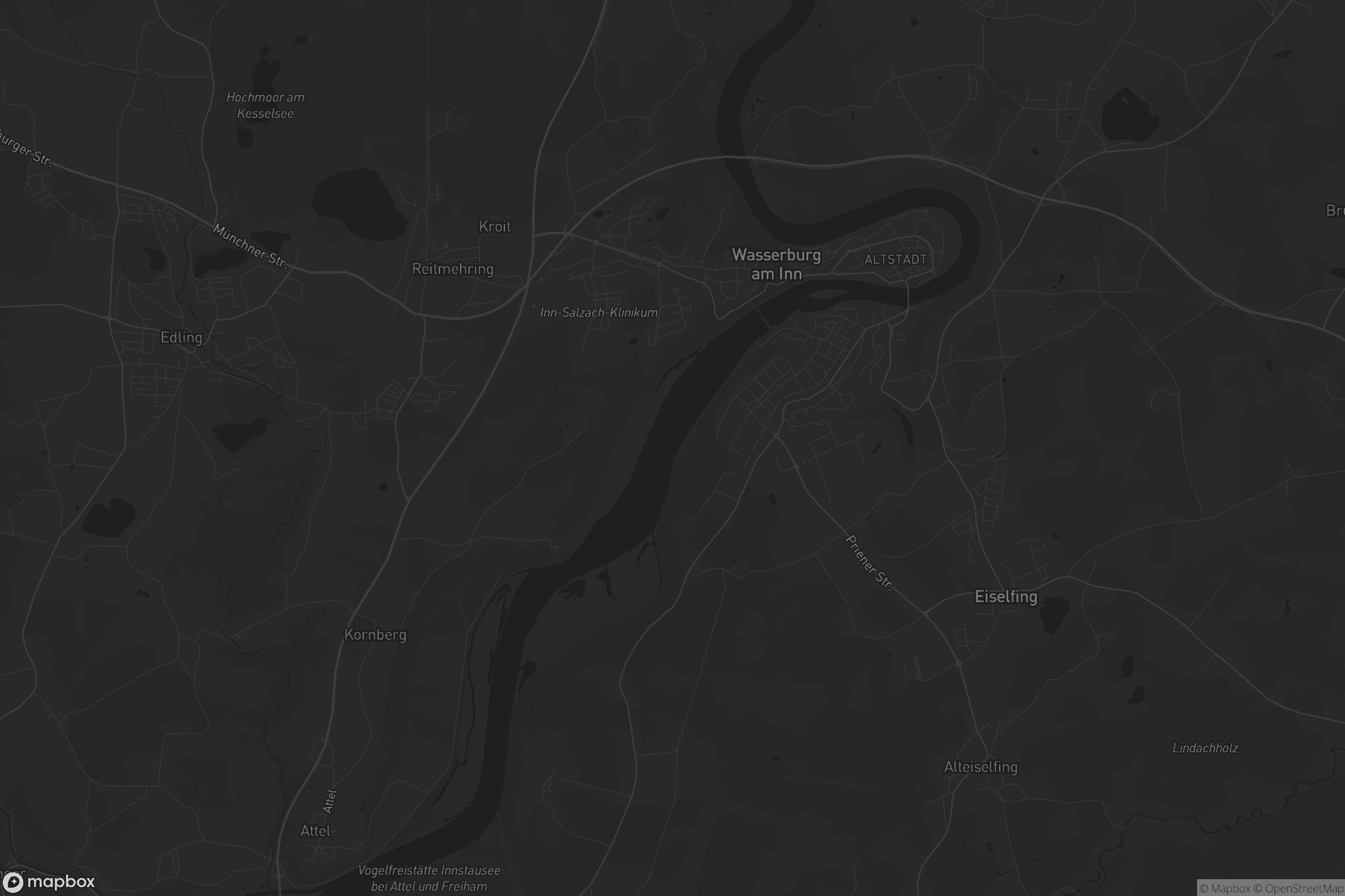 Karte von Wasserburg am Inn