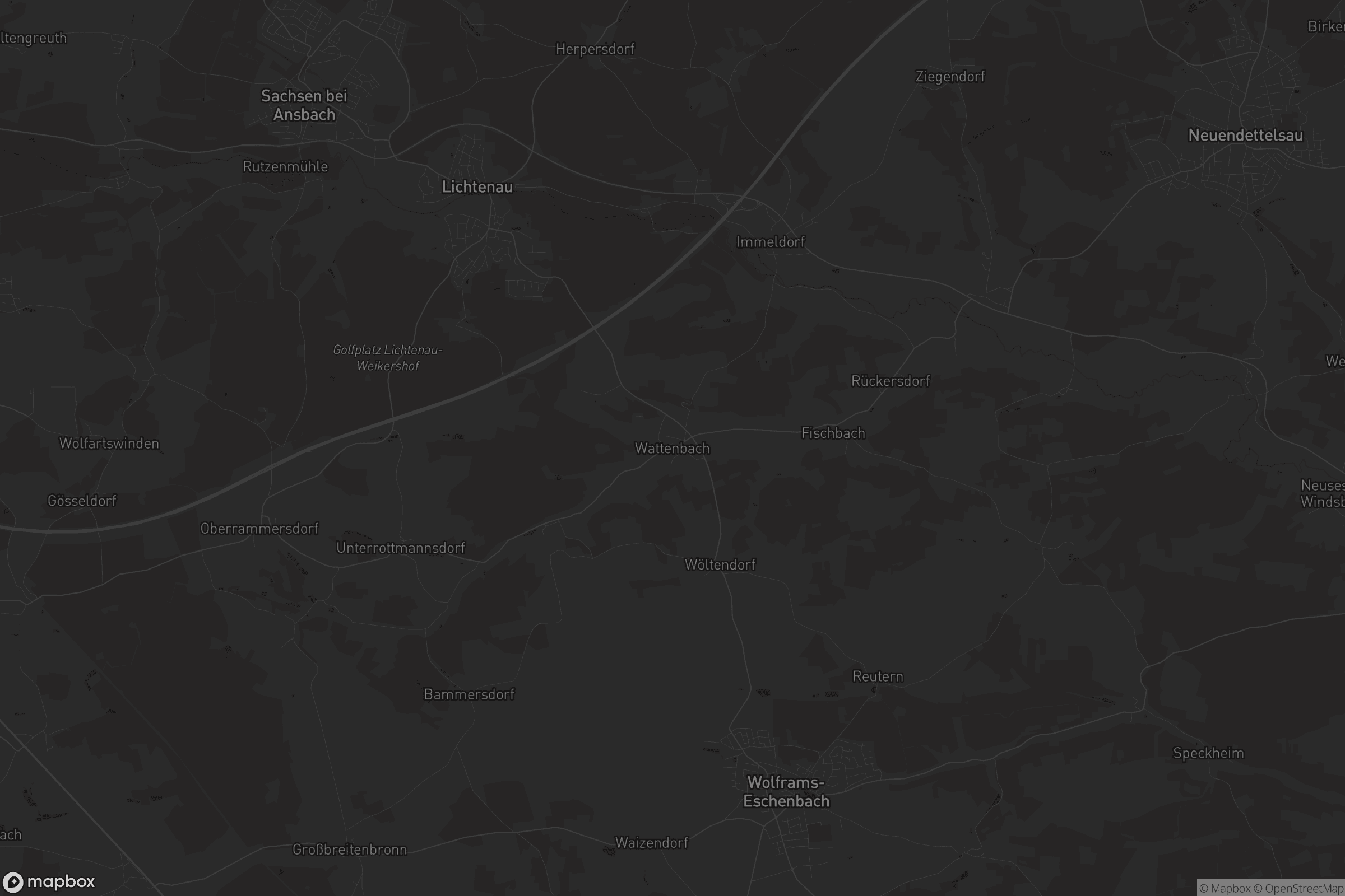 Karte von Wattenbach