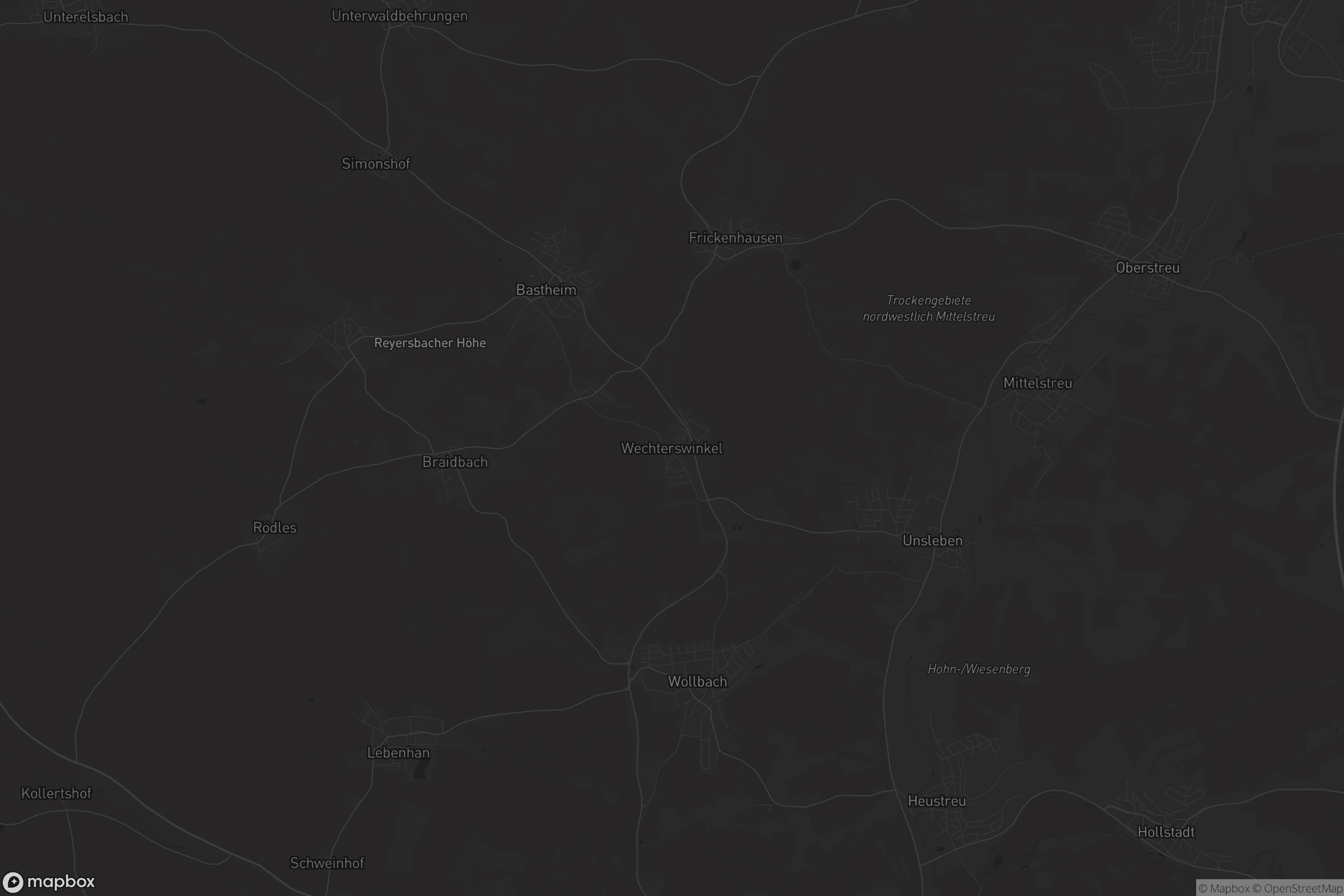 Karte von Wechterswinkel