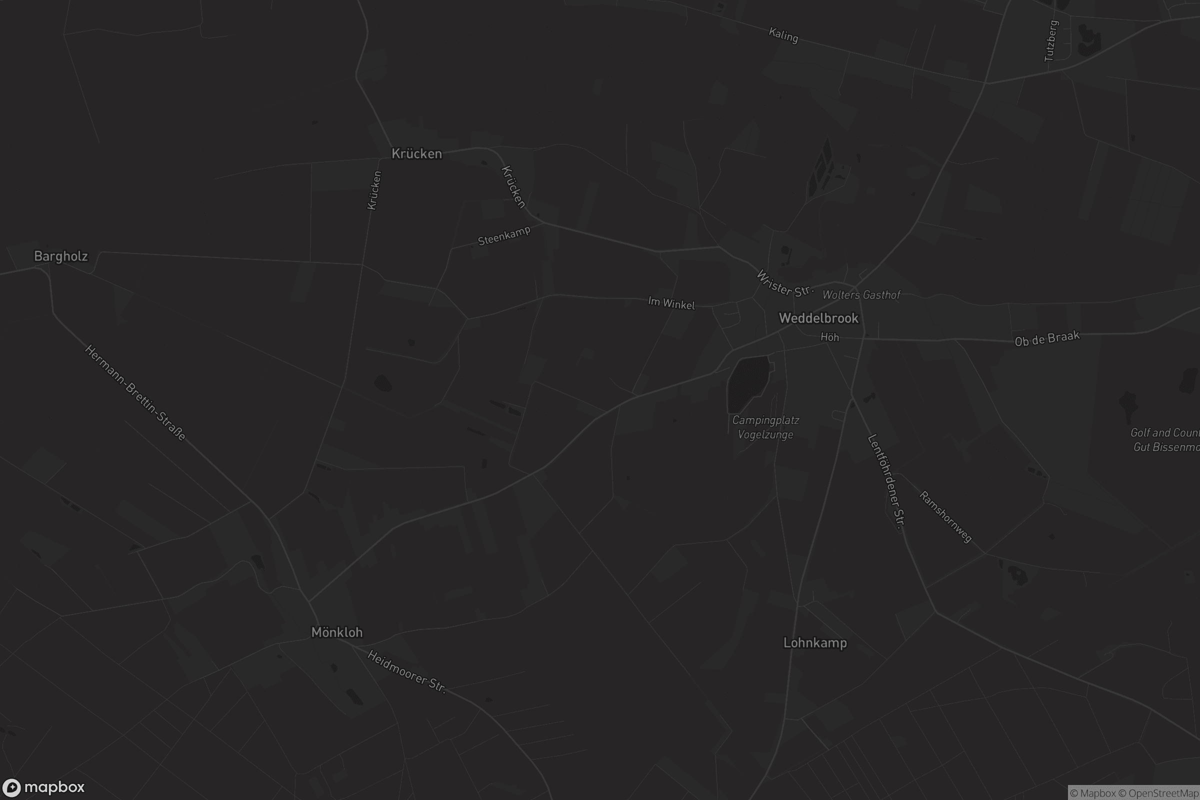 Karte von Weddelbrook