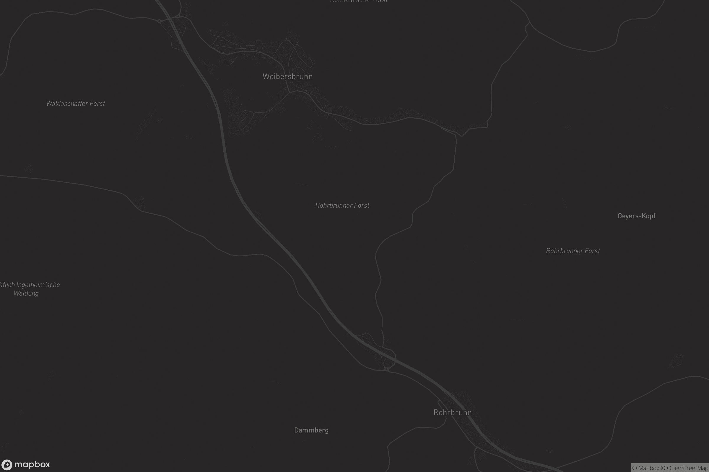 Karte von Weibersbrunn