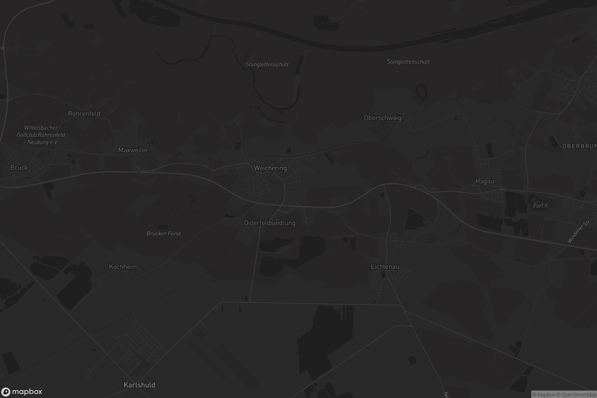 Karte von Weichering