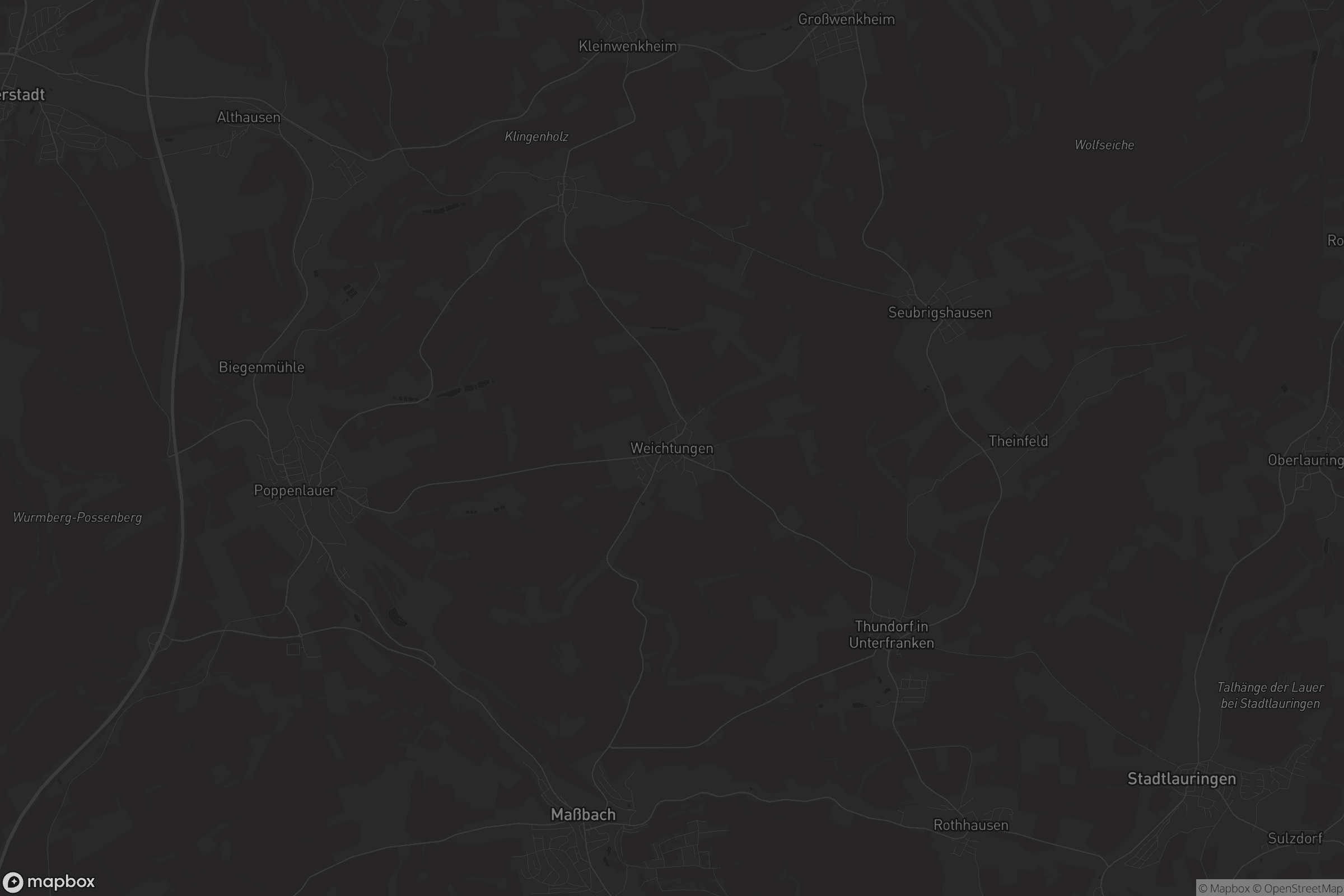 Karte von Weichtungen