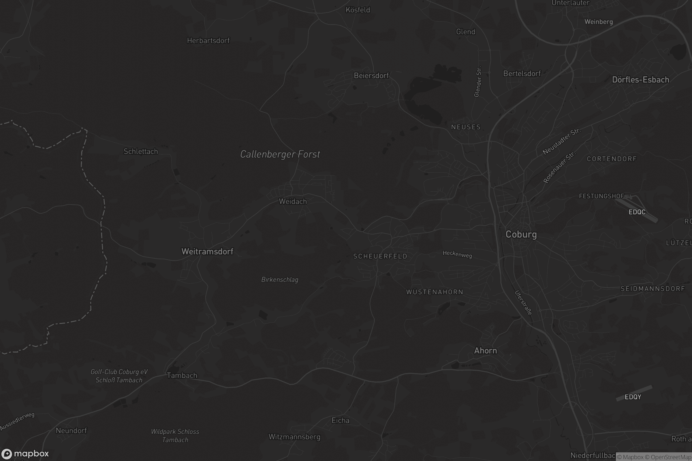 Karte von Weidach-Vogelherd