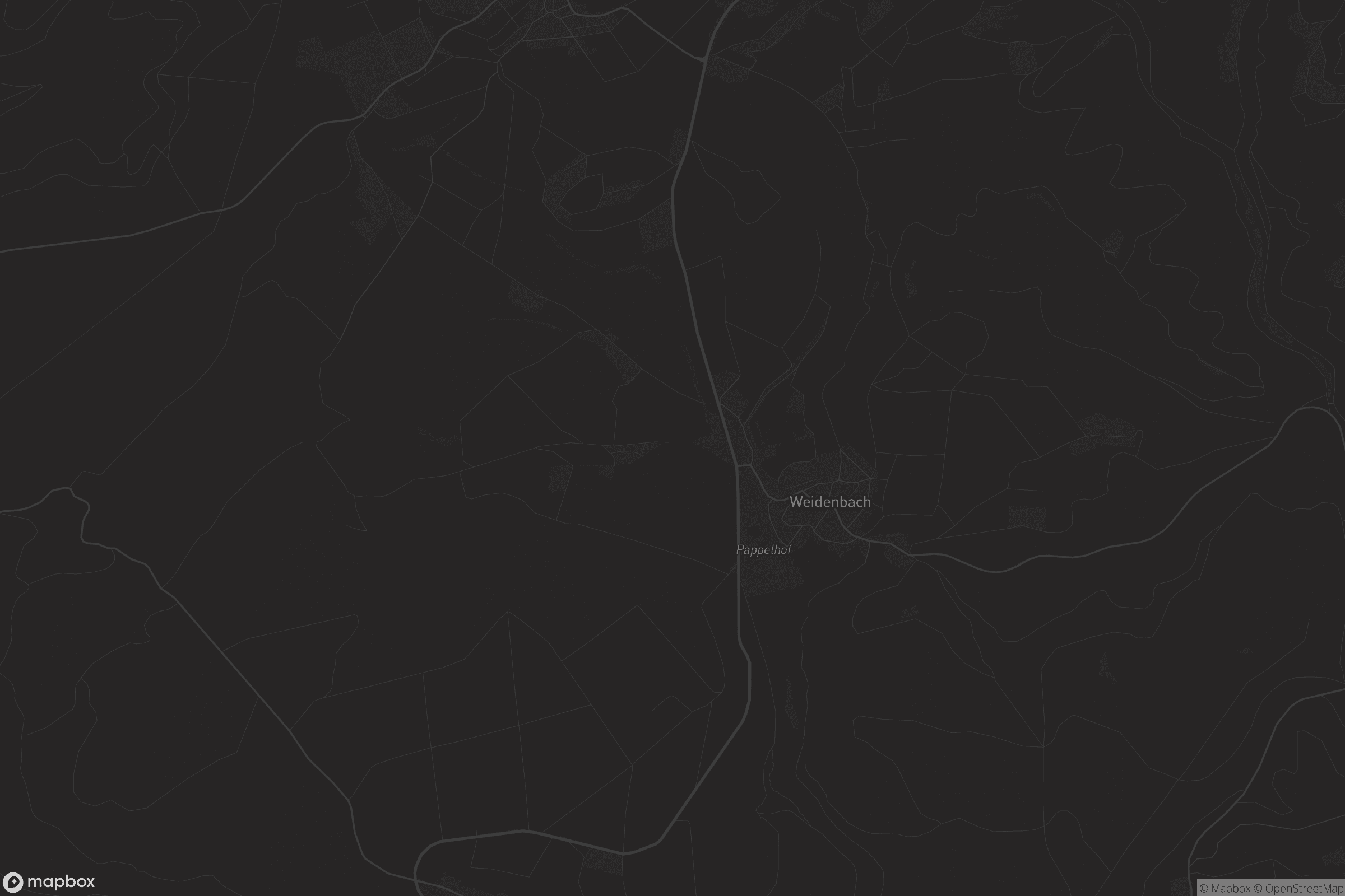 Karte von Weidenbach