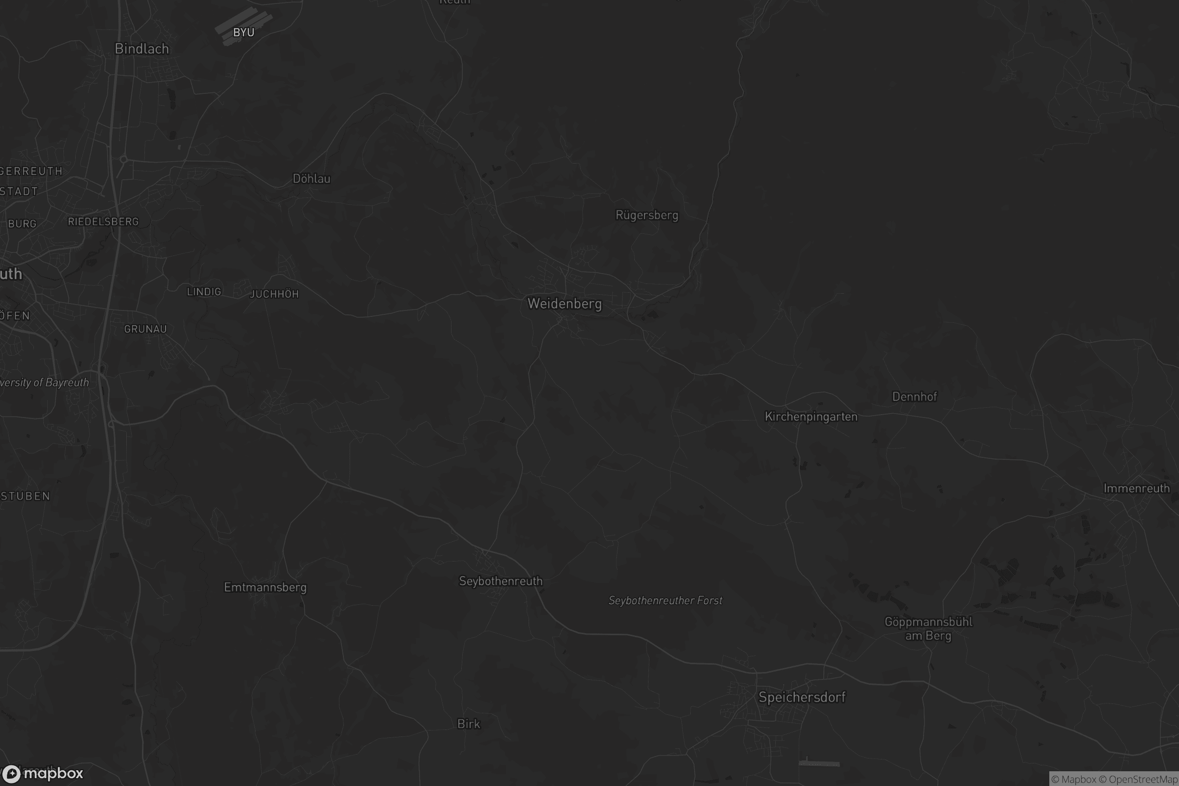 Karte von Weidenberg (VGem)