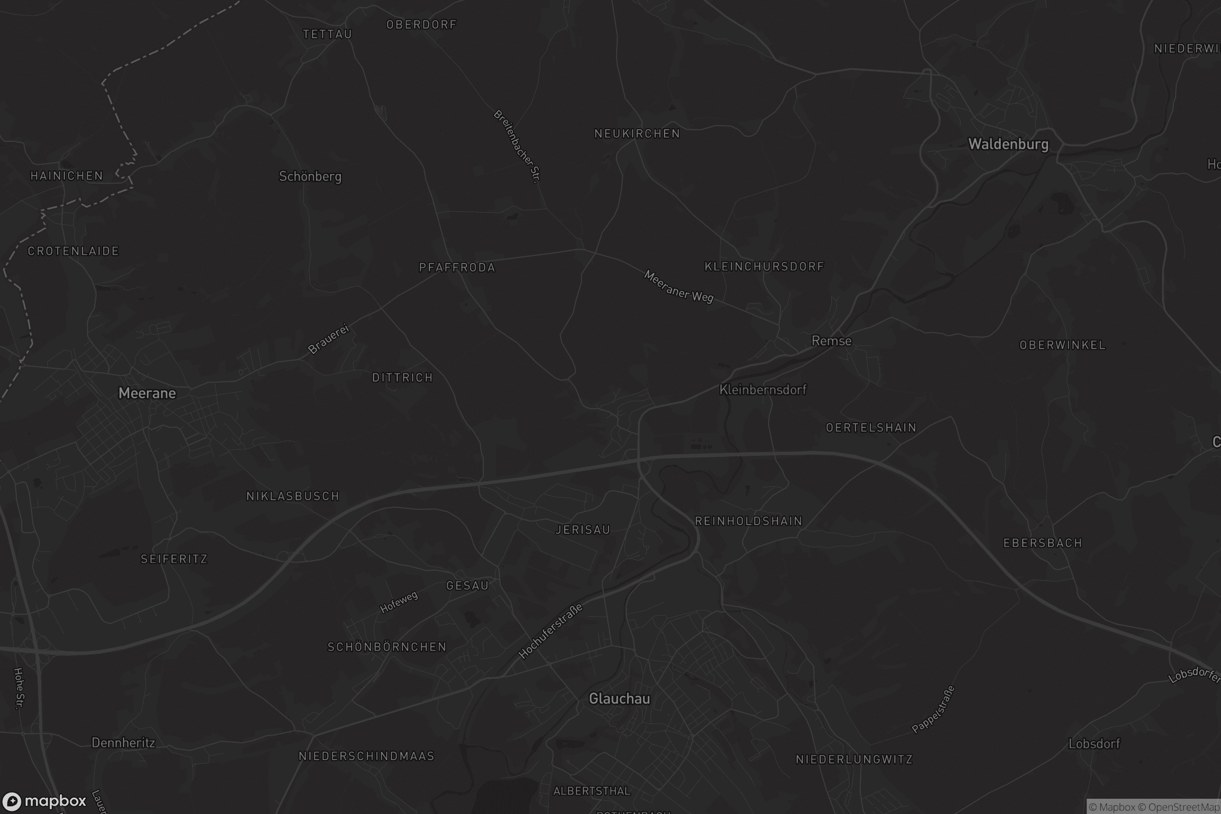 Karte von Weidensdorf