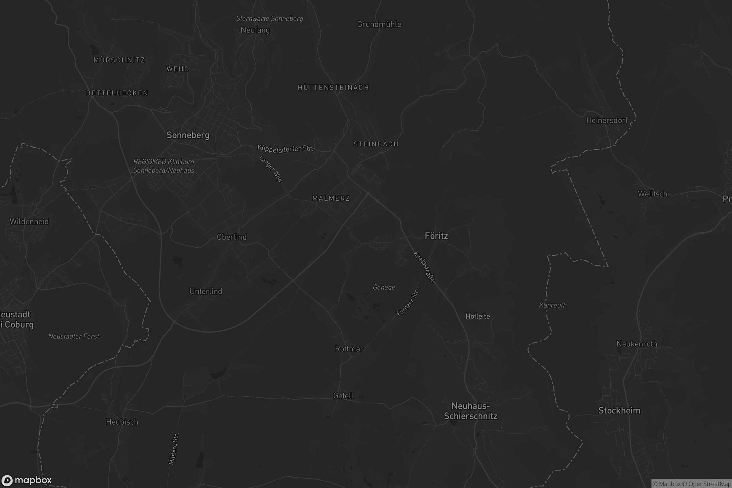 Karte von Weidhausen