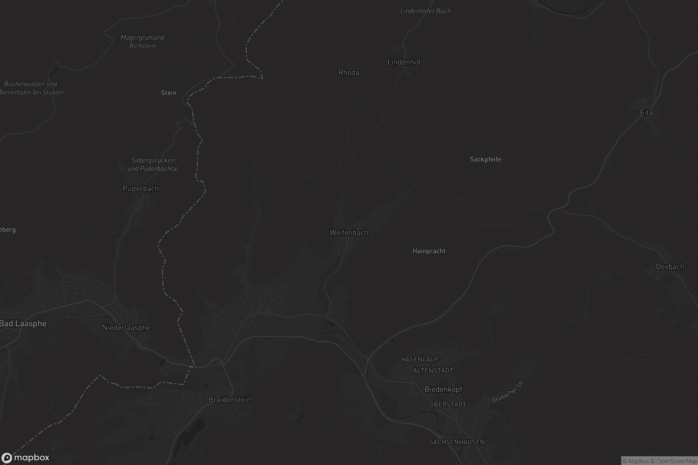 Karte von Weifenbach