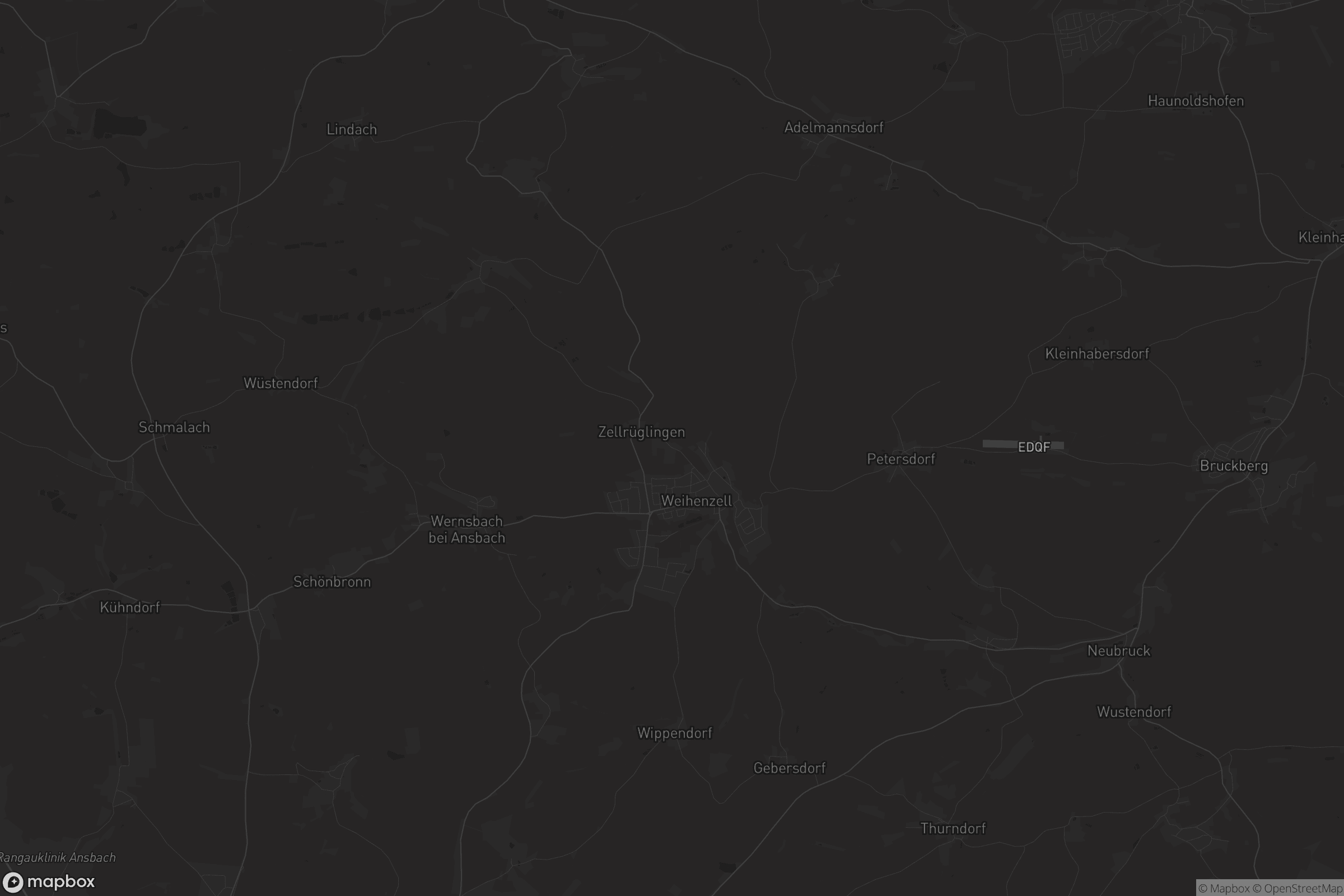 Karte von Weihenzell