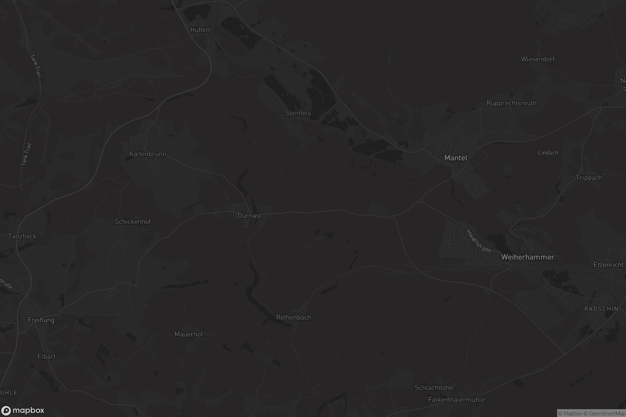 Karte von Weiherhammer