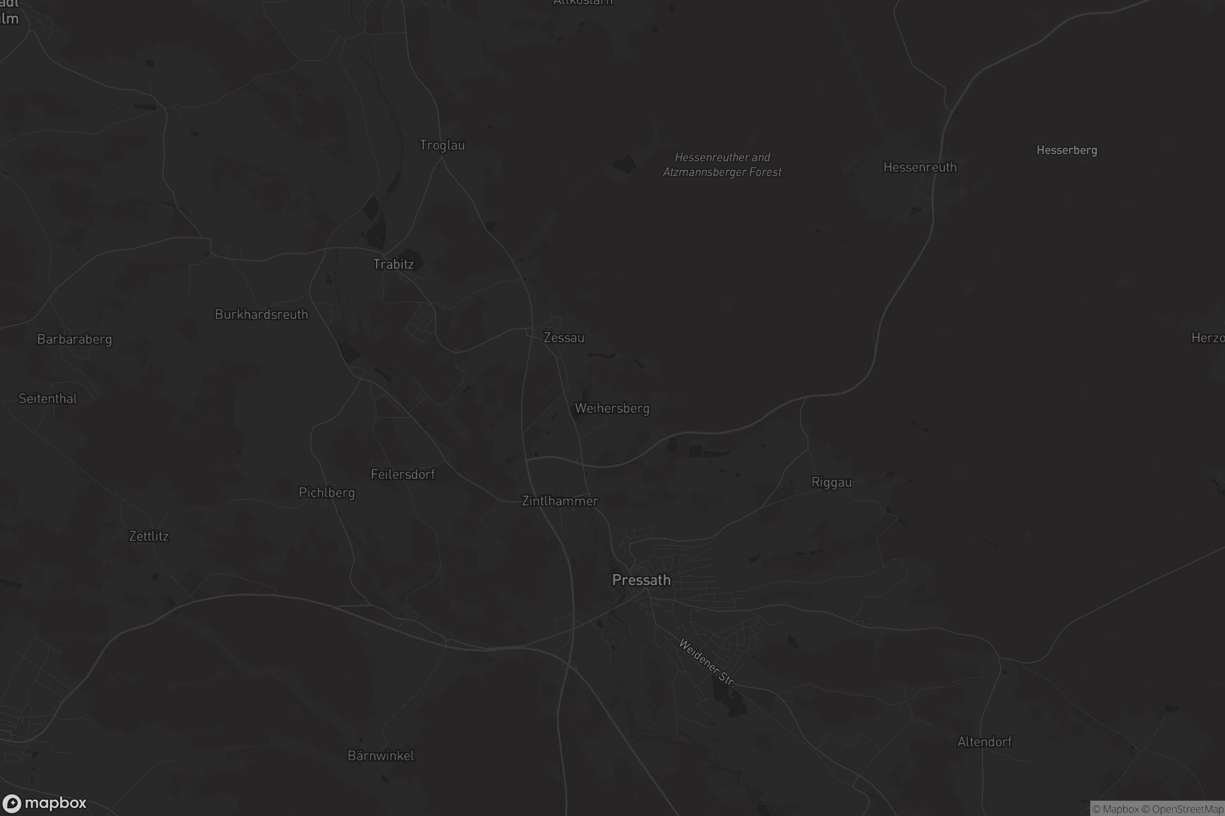 Karte von Weihersberg