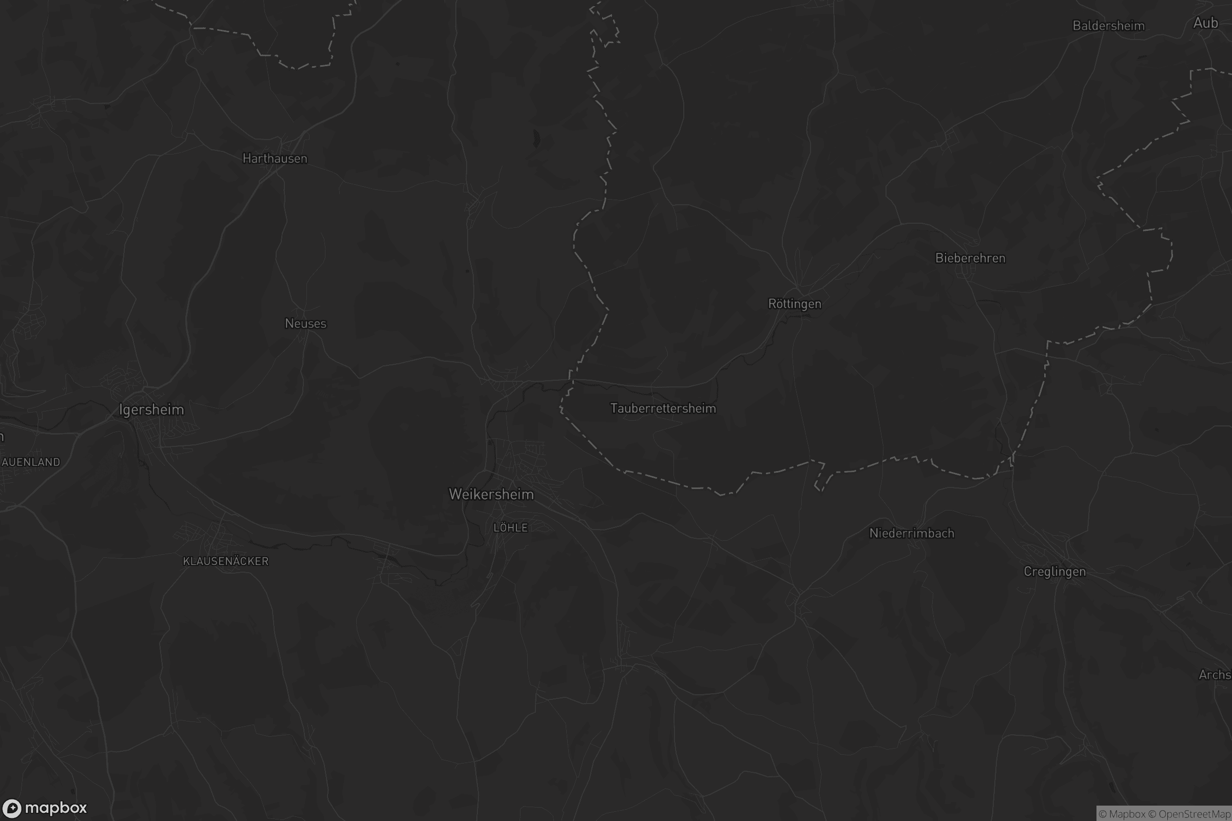 Karte von Weikersheim