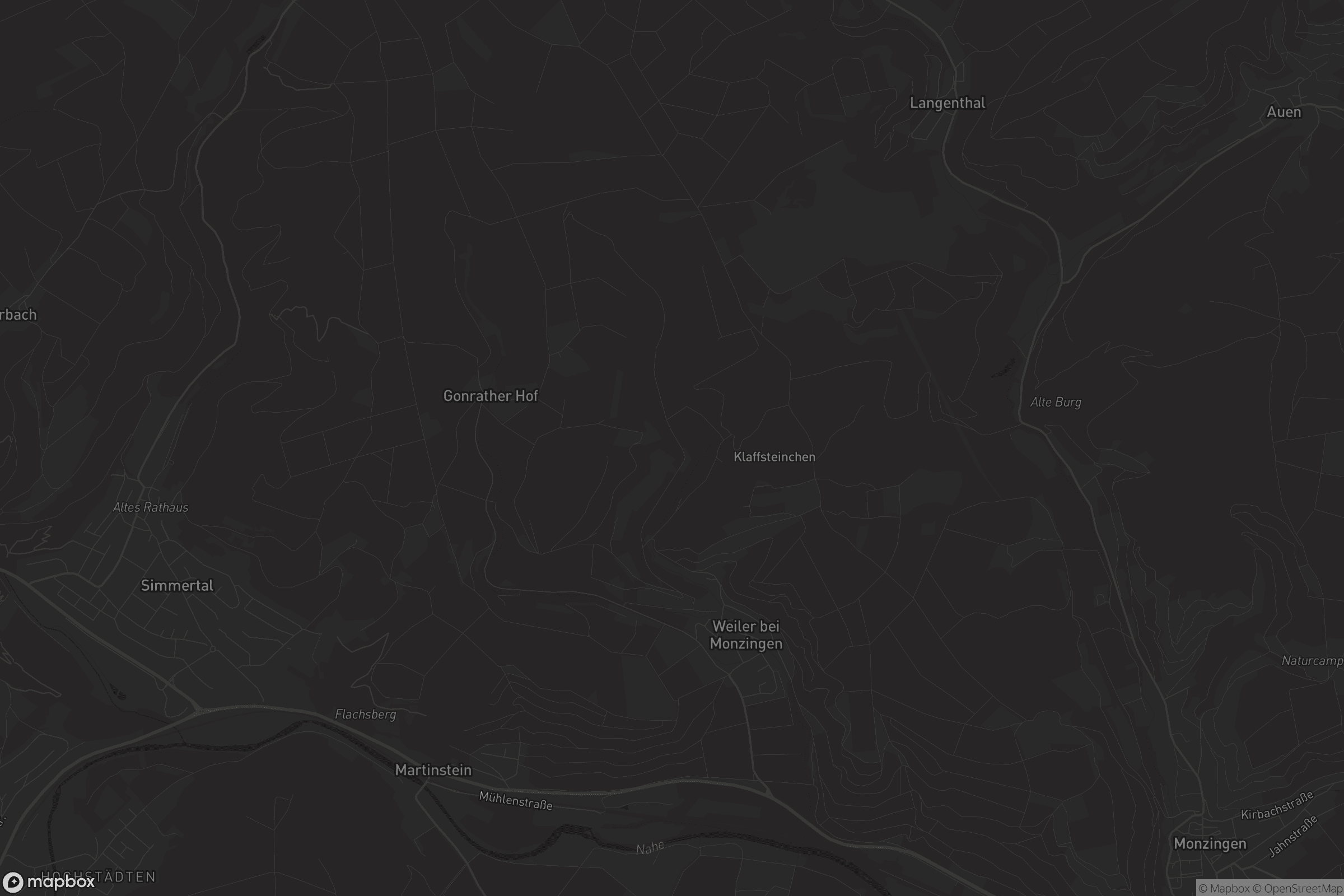 Karte von Weiler bei Monzingen