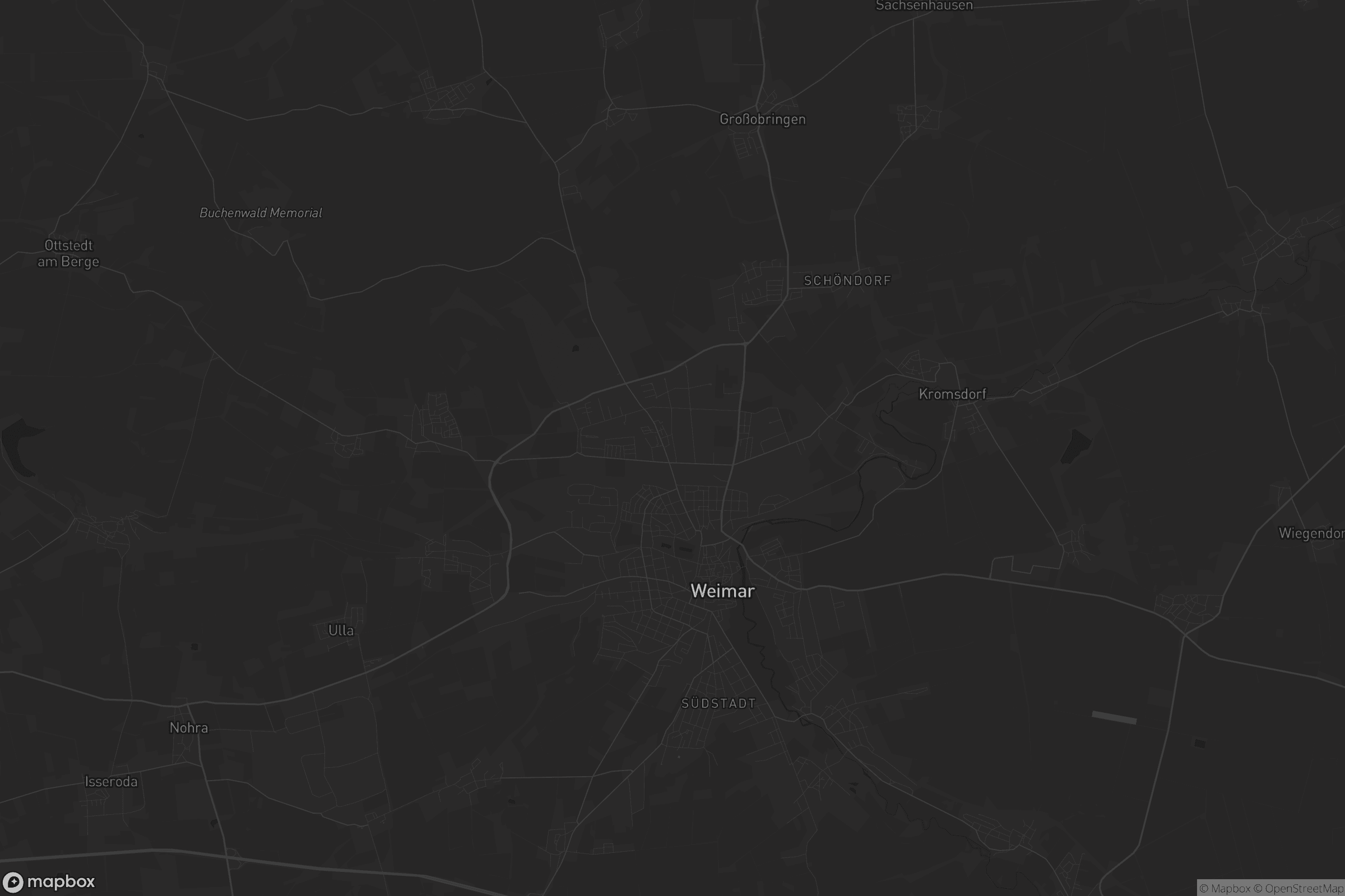 Karte von Weimar Nord