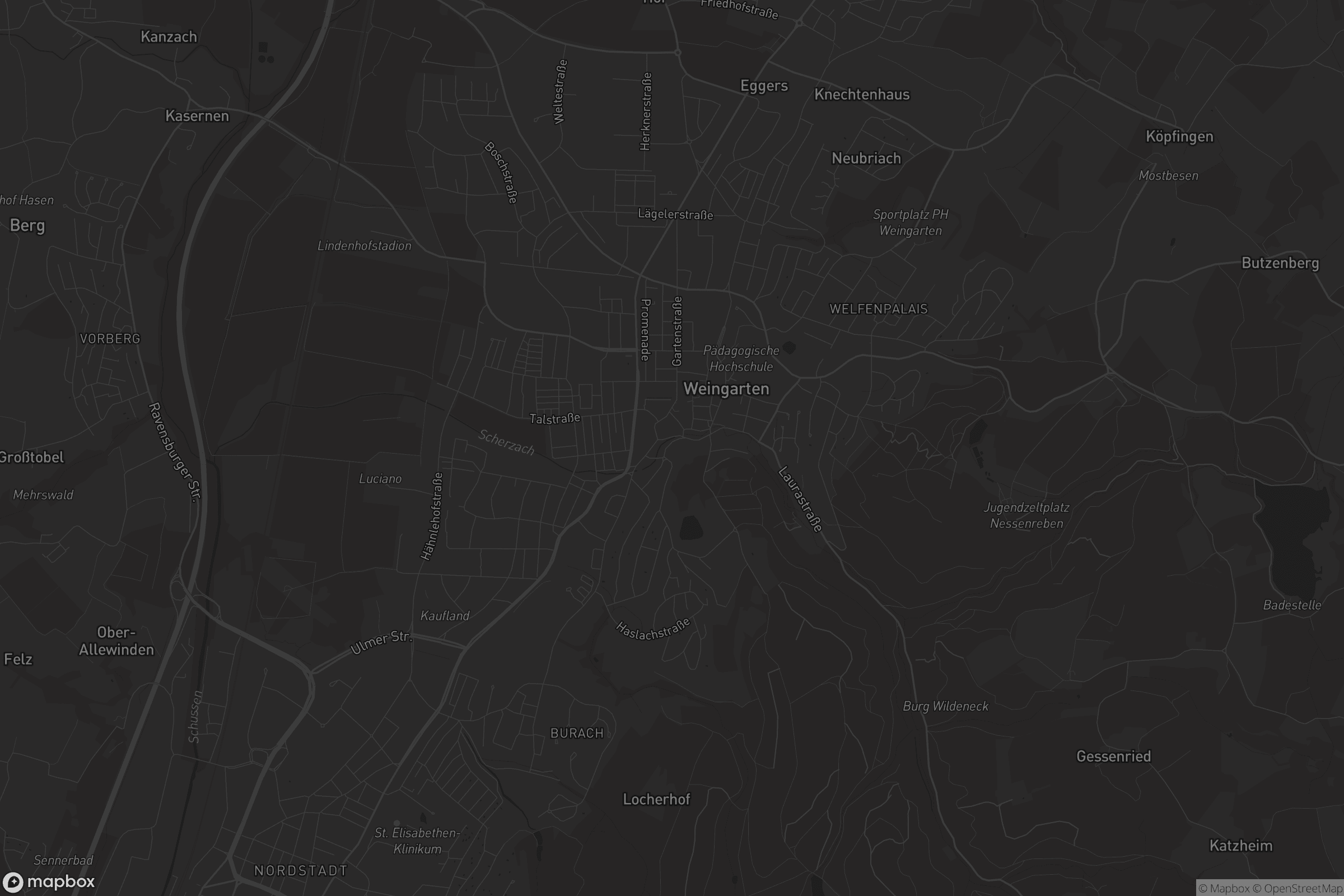 Karte von Weingarten