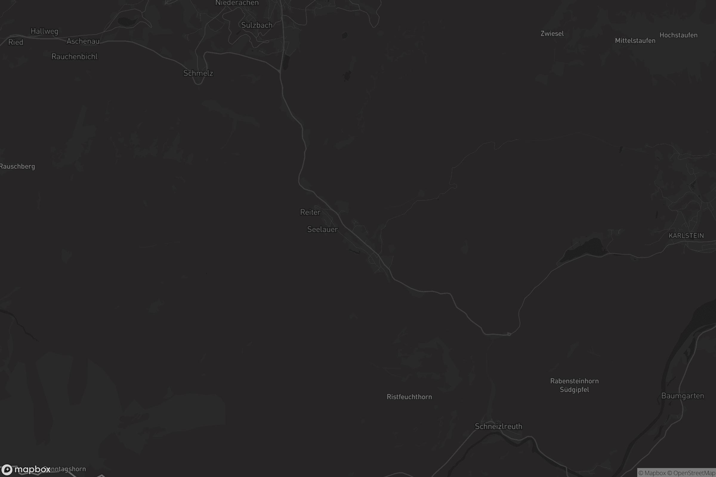 Karte von Weißbach an der Alpenstraße