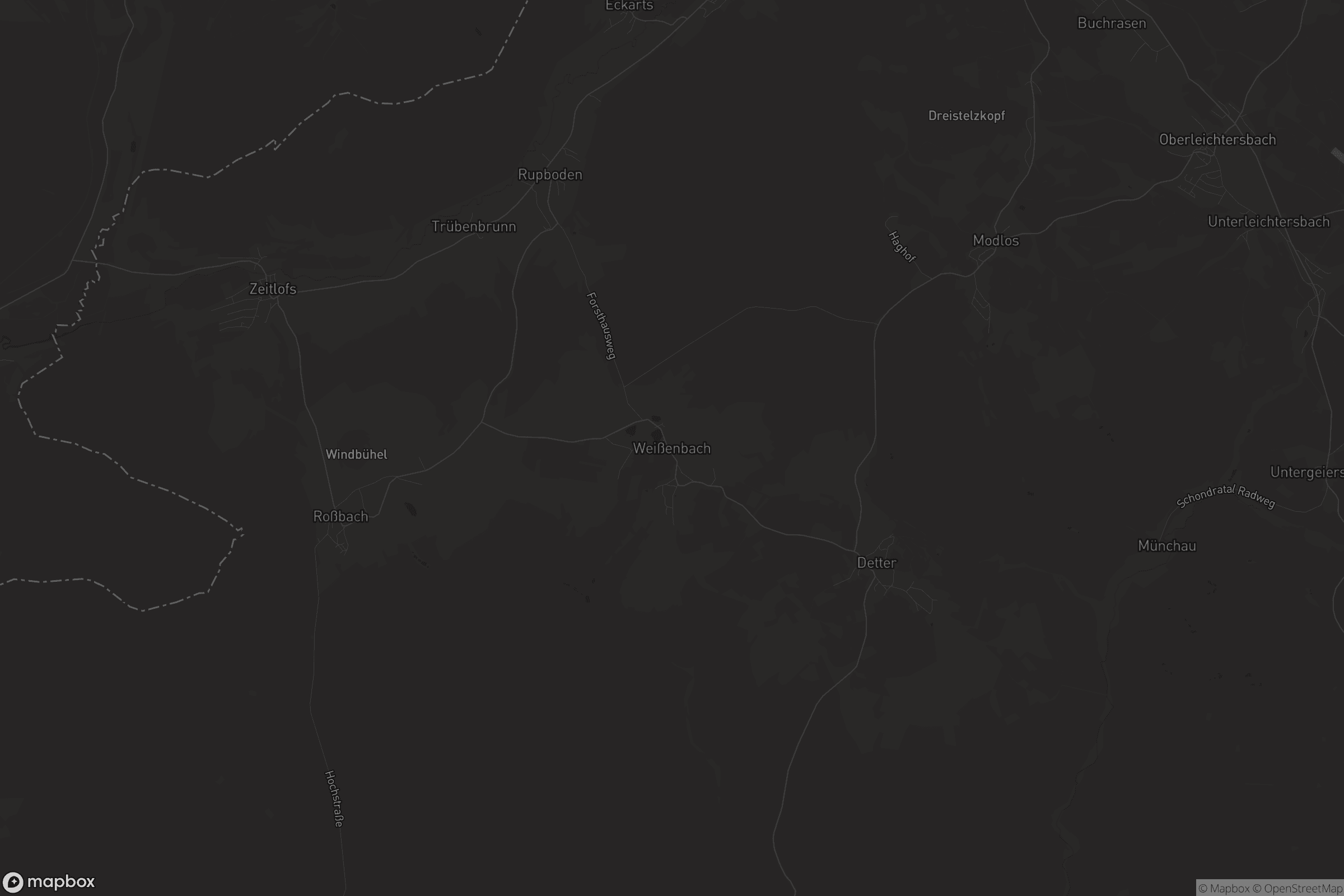 Karte von Weißenbach