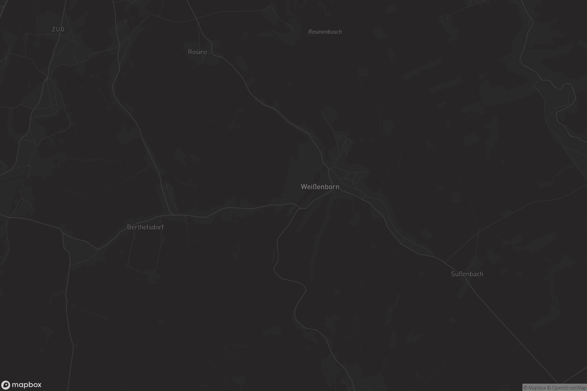 Karte von Weißenborn/Erzgebirge
