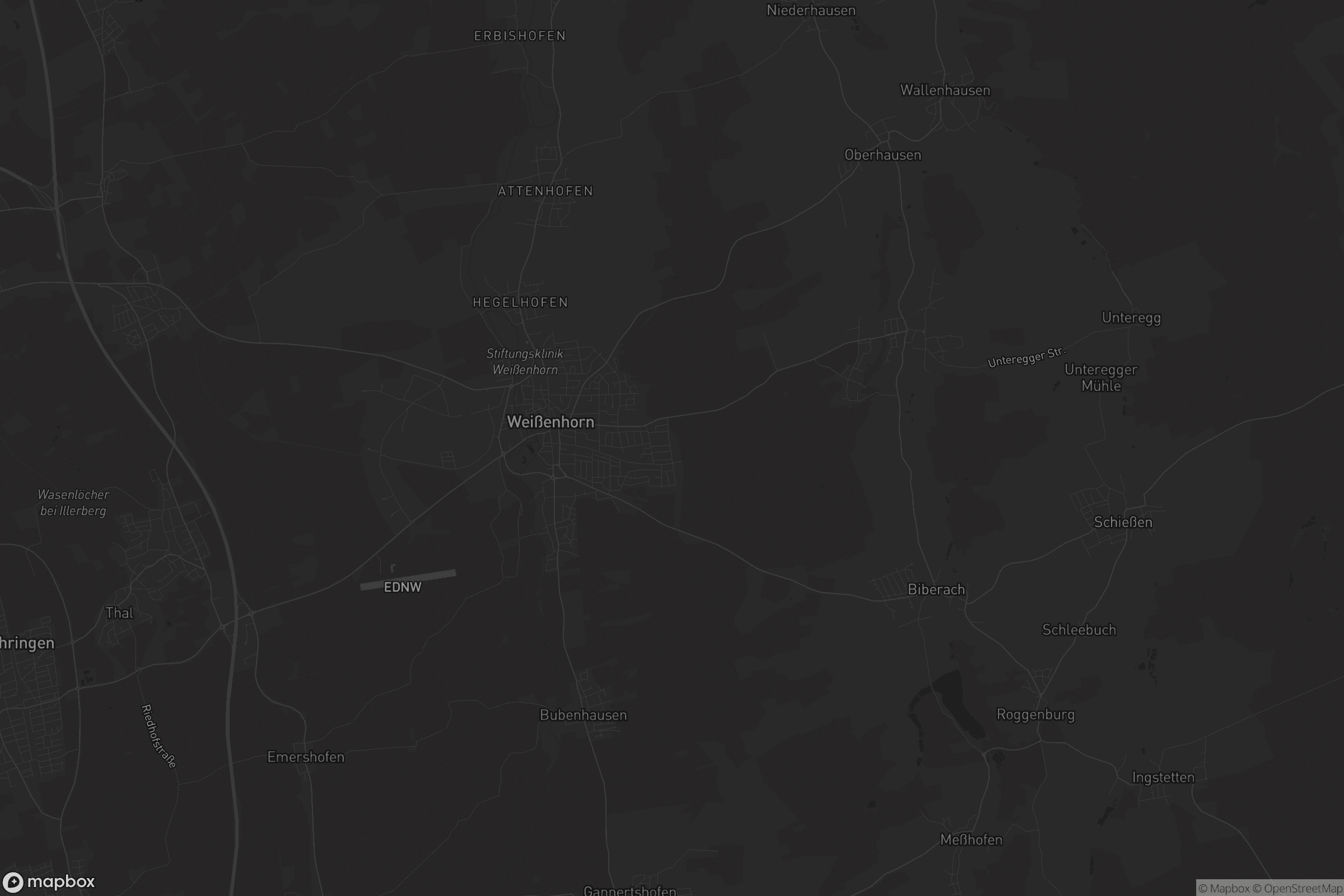 Karte von Weißenhorn