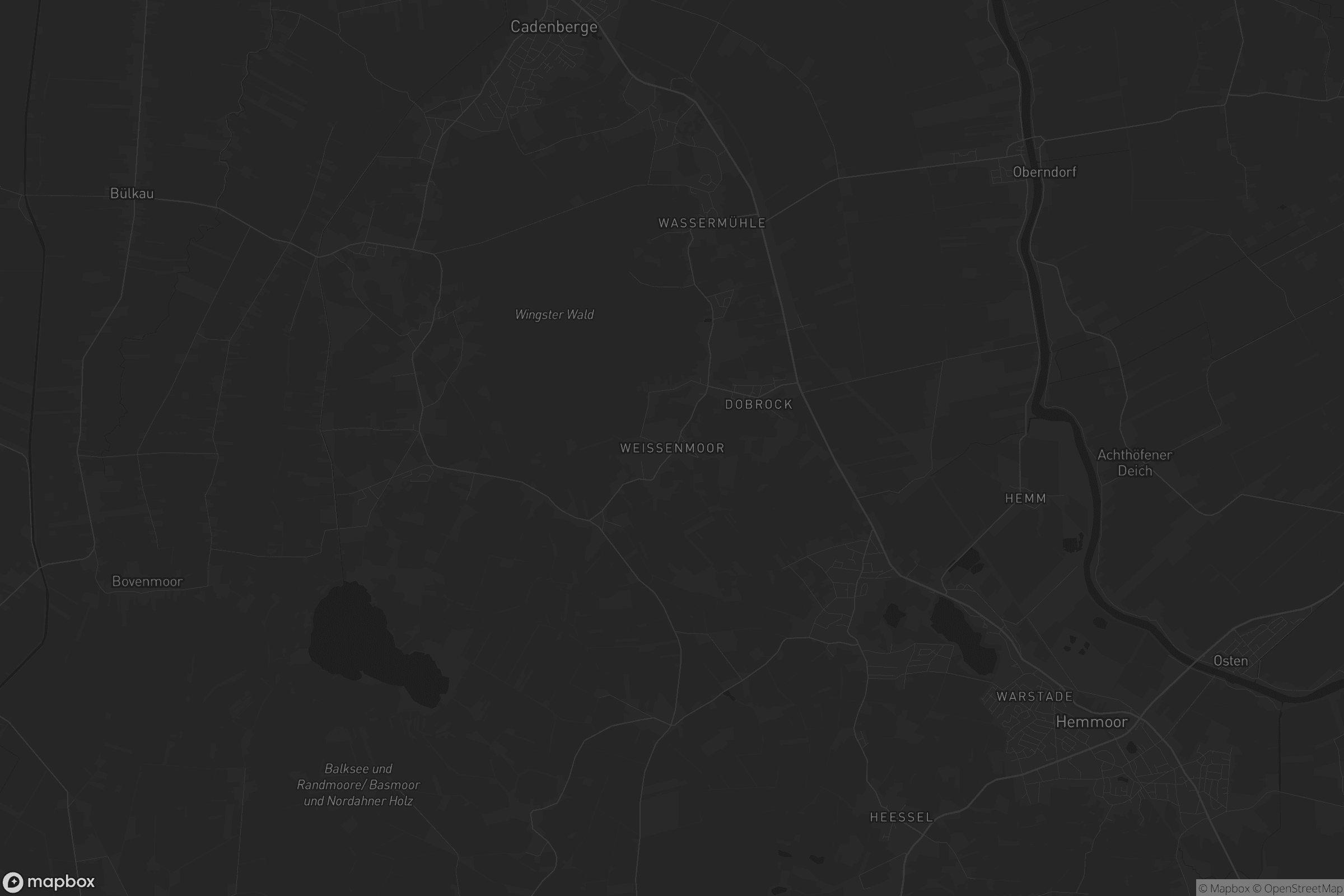 Karte von Weißenmoor