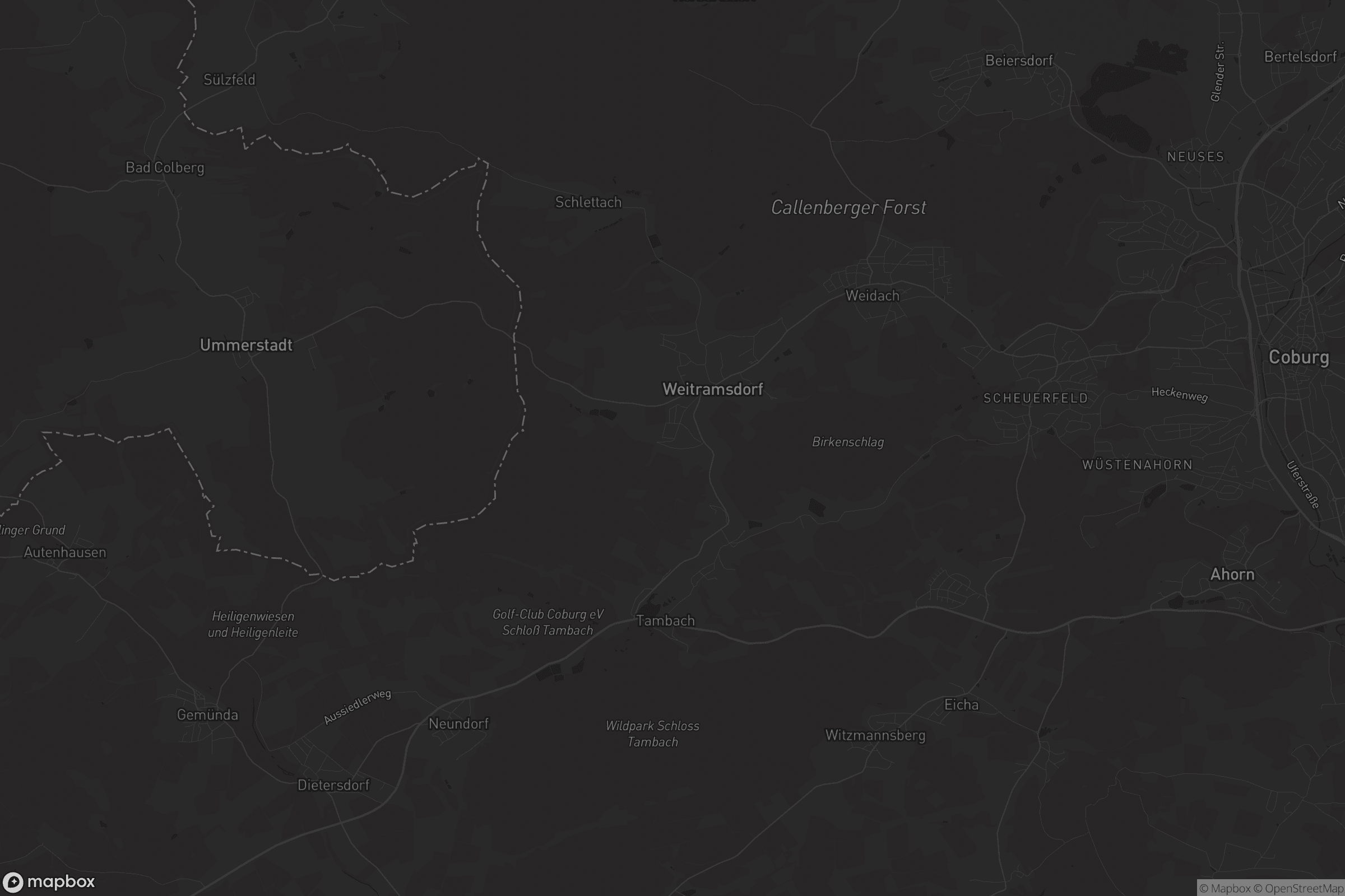 Karte von Weitramsdorf