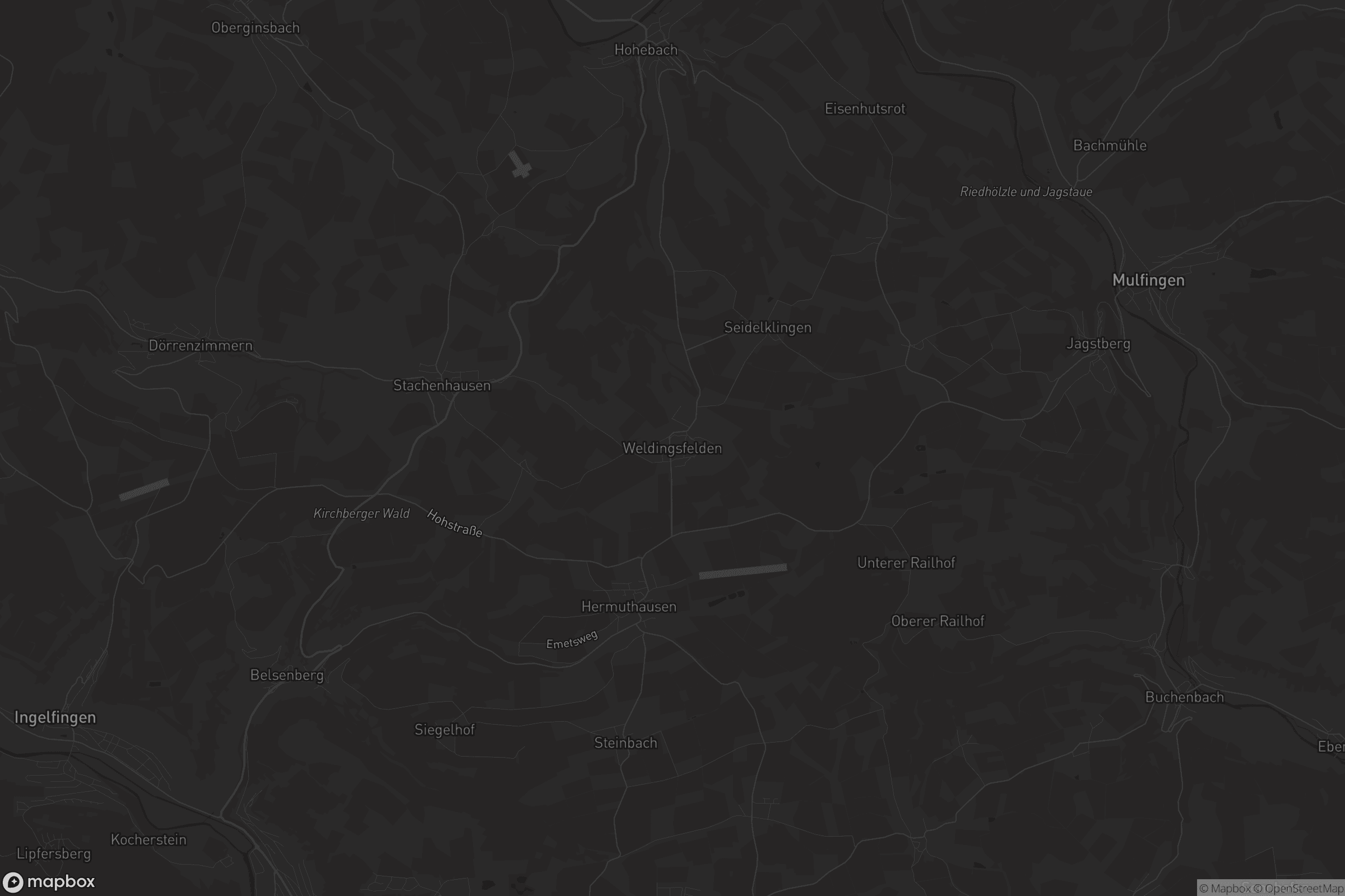 Karte von Weldingsfelden