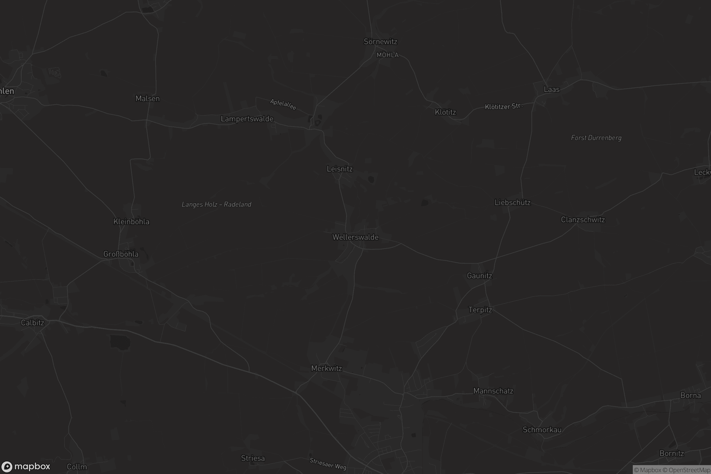 Karte von Wellerswalde