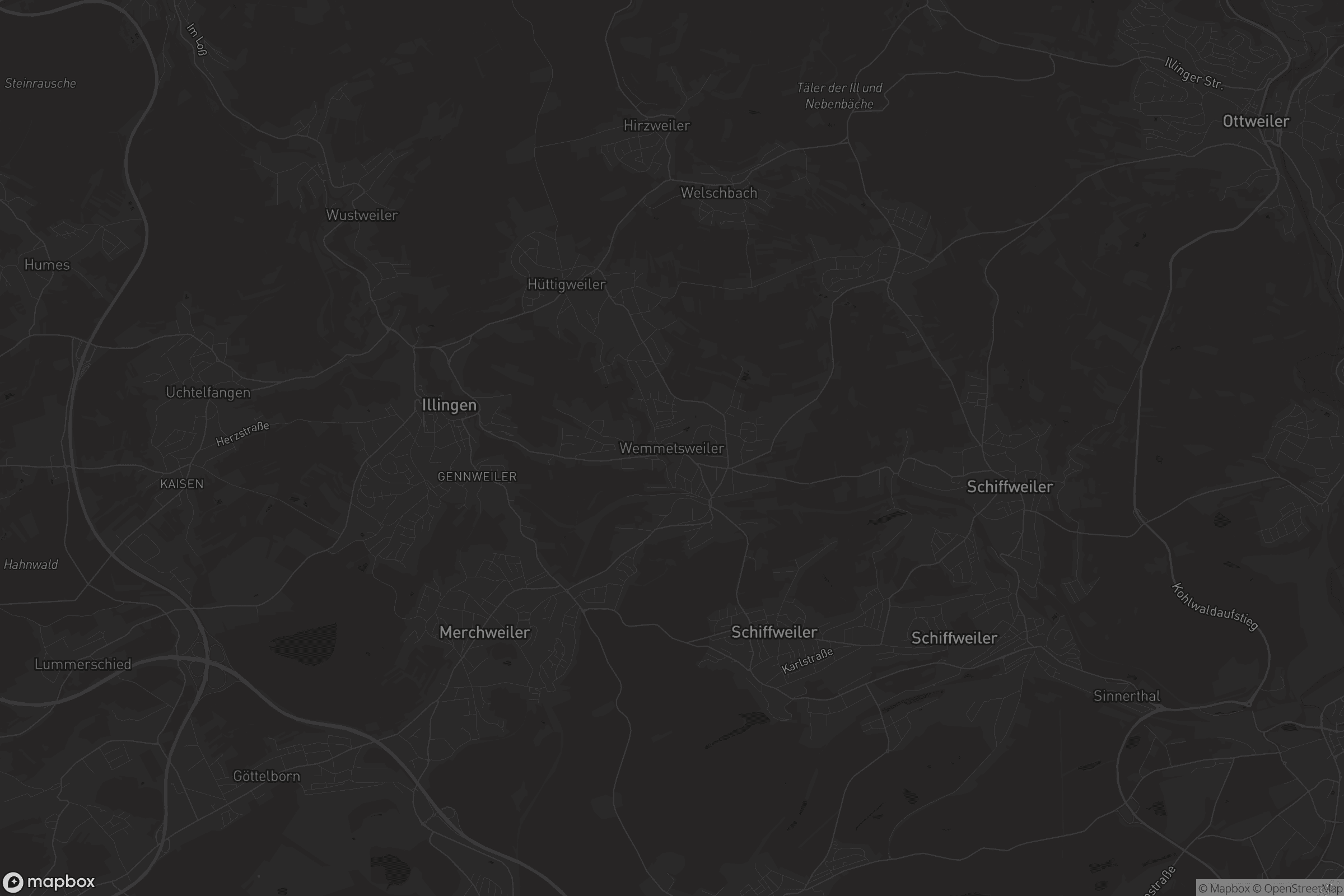 Karte von Wemmetsweiler