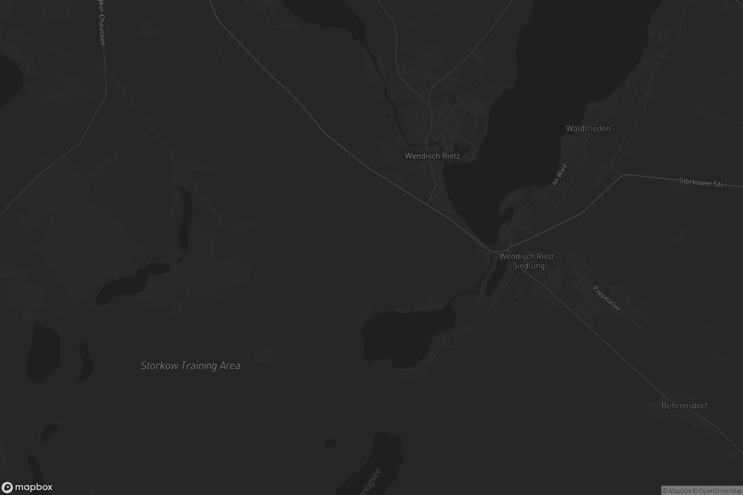 Karte von Wendisch Rietz