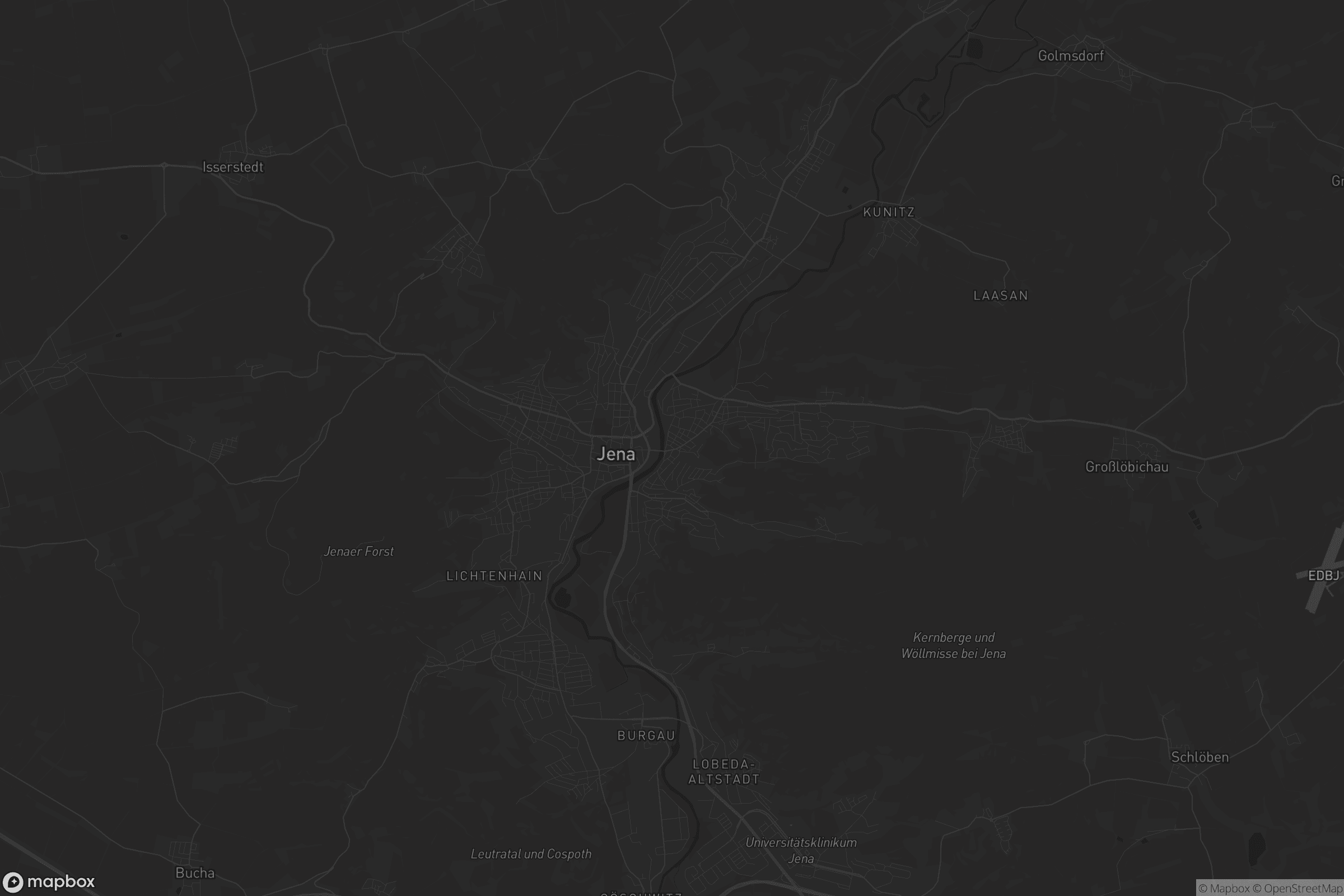 Karte von Wenigenjena