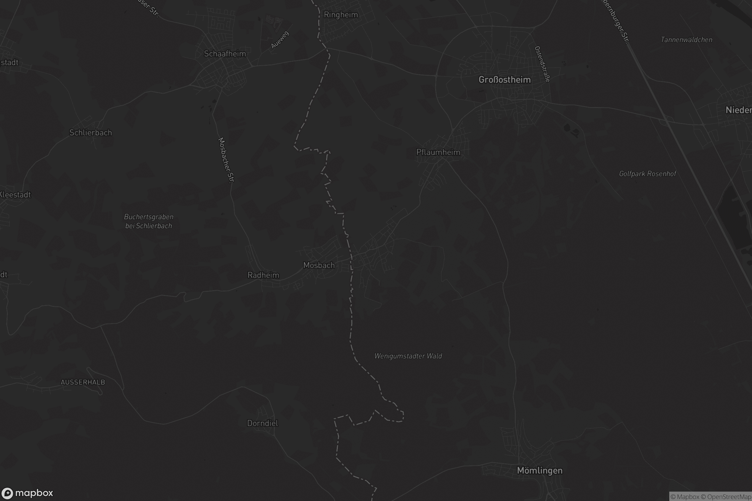 Karte von Wenigumstadt