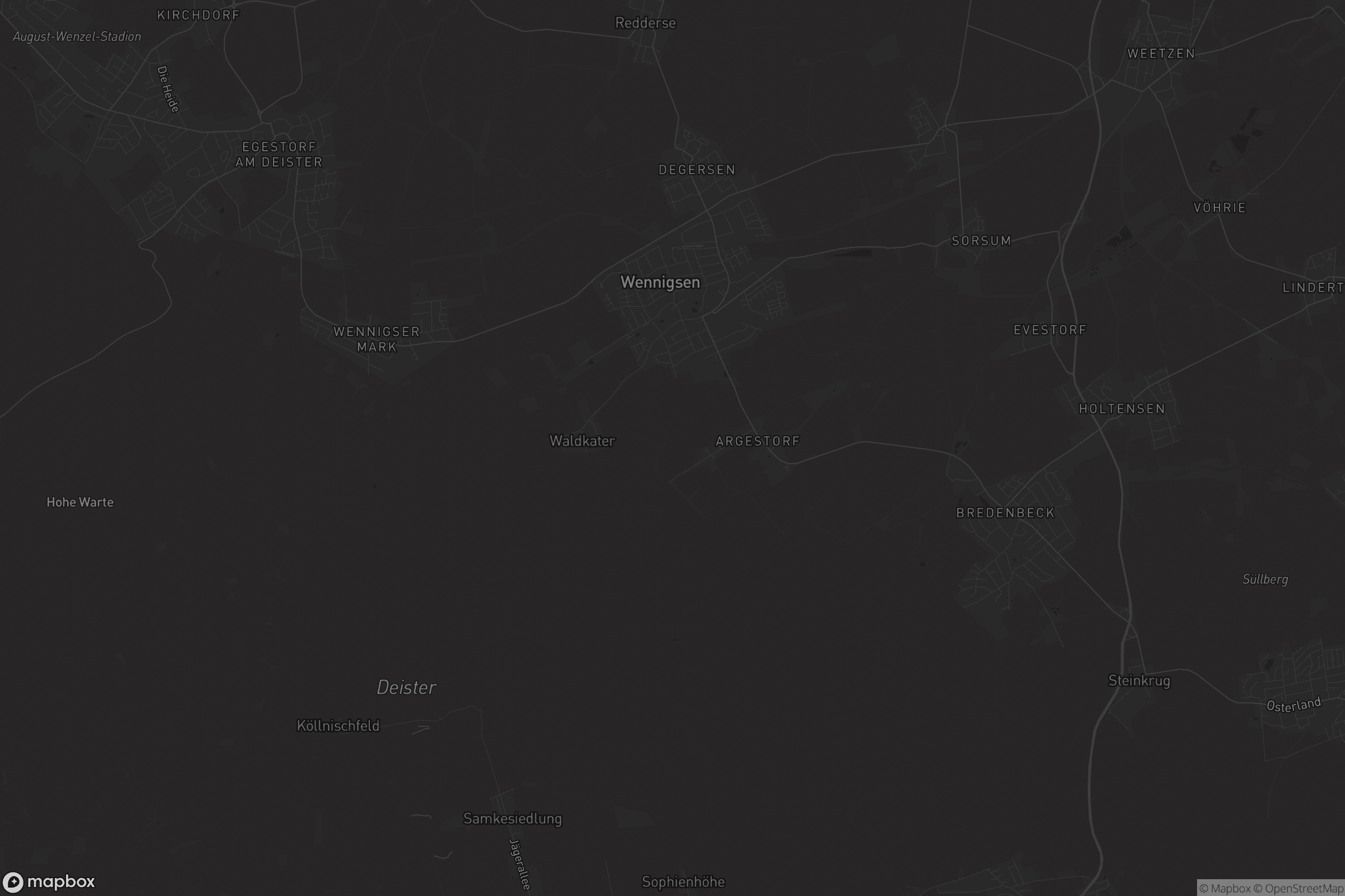 Karte von Wennigsen (Deister)