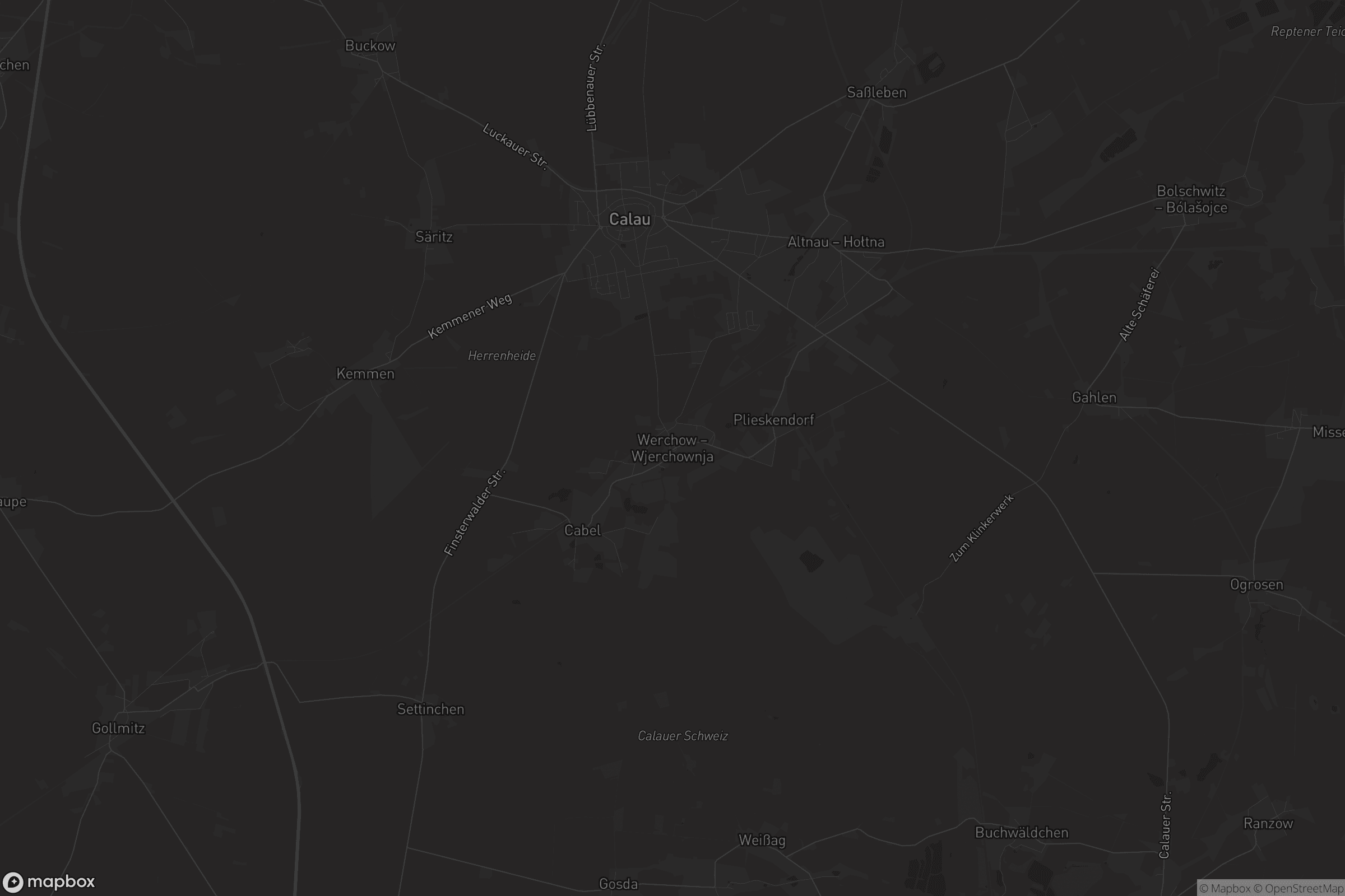 Karte von Werchow - Wjerchownja