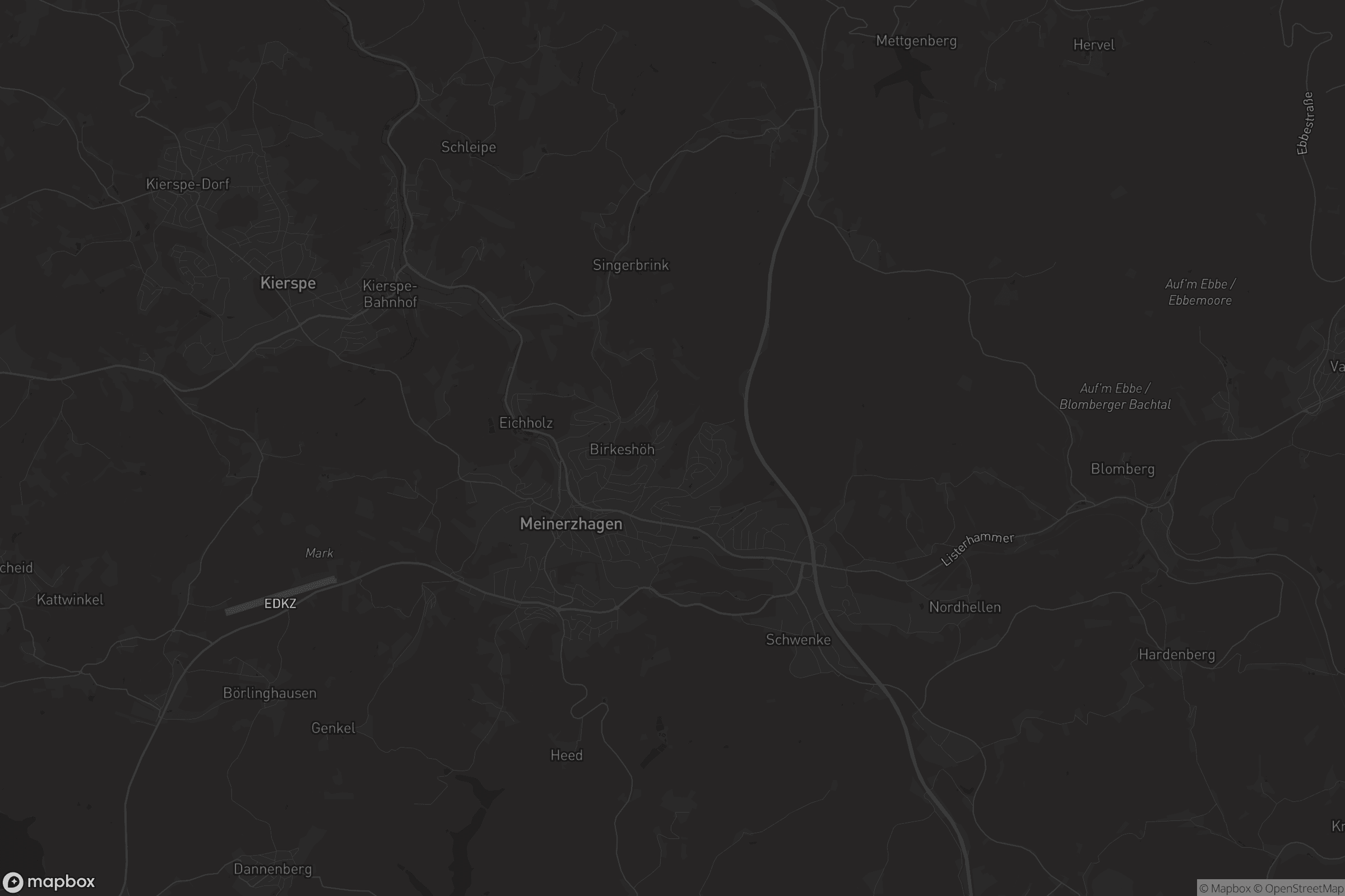 Karte von Werlsiepen