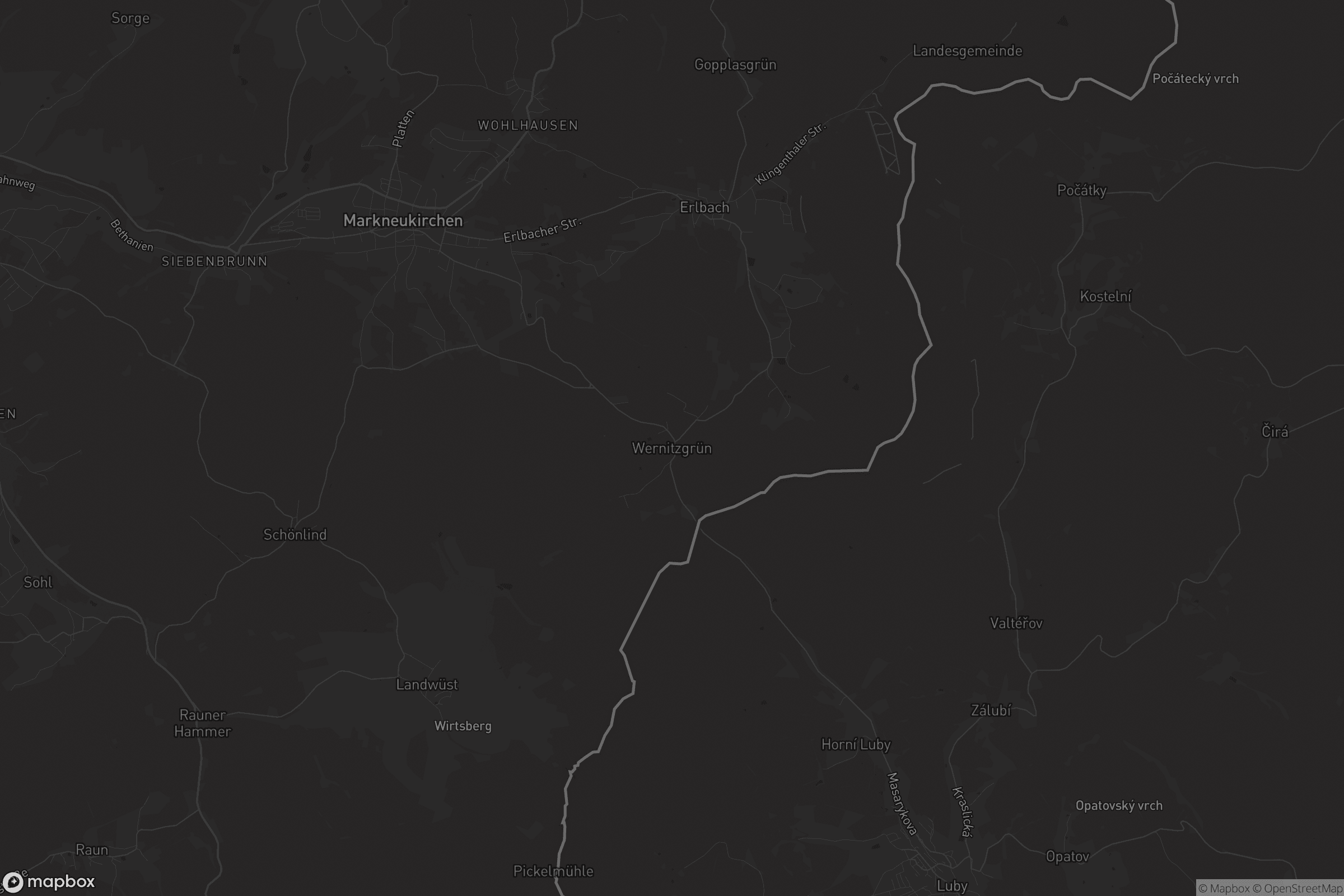 Karte von Wernitzgrün