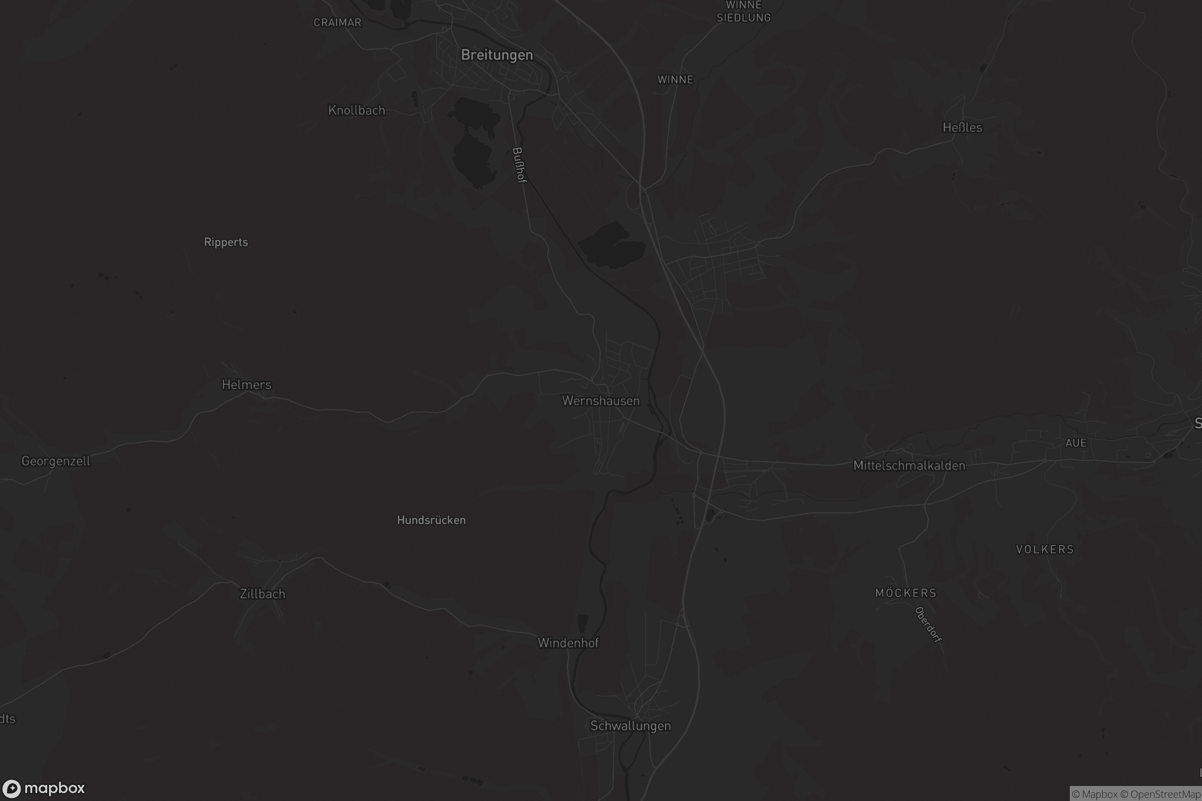 Karte von Wernshausen