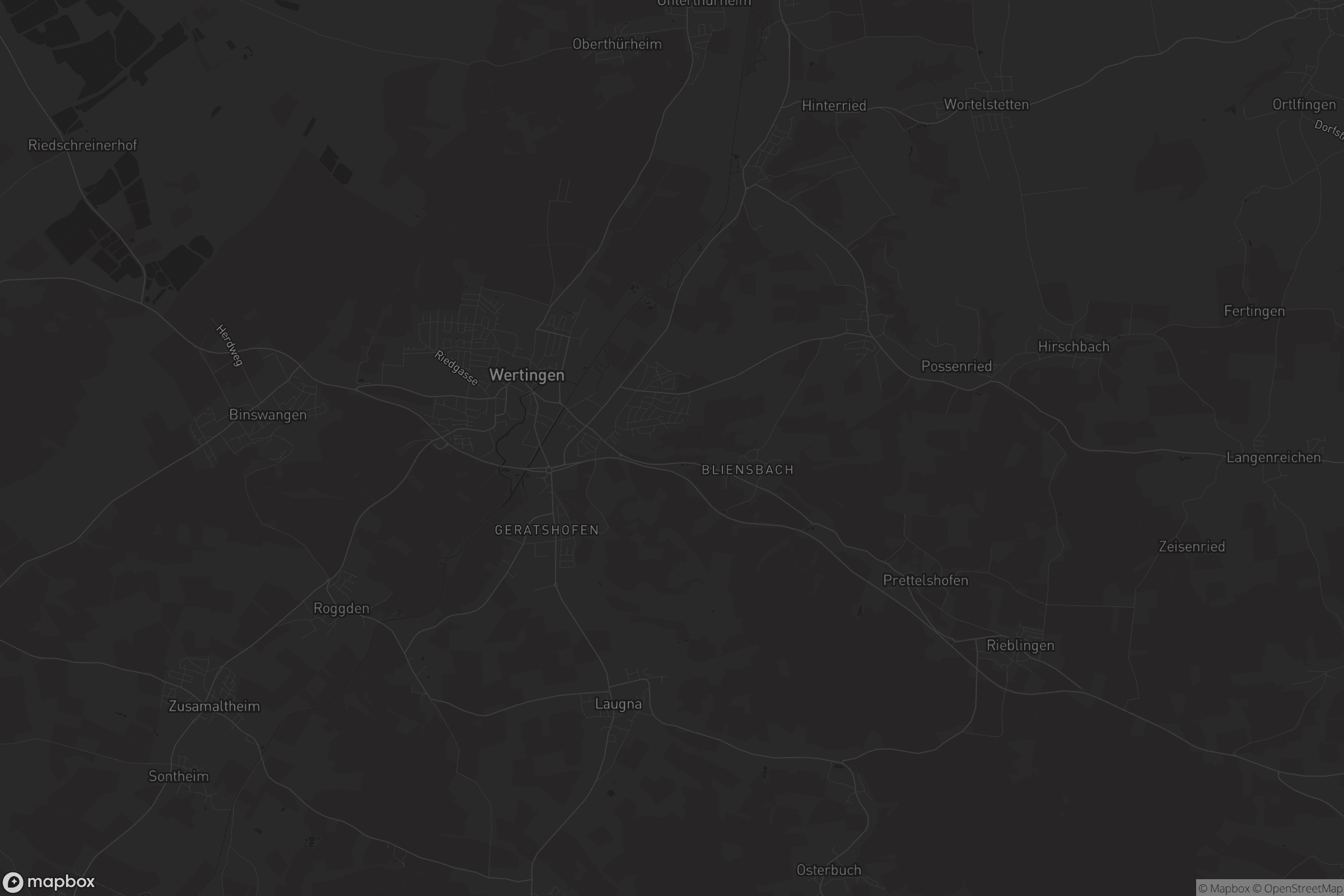 Karte von Wertingen