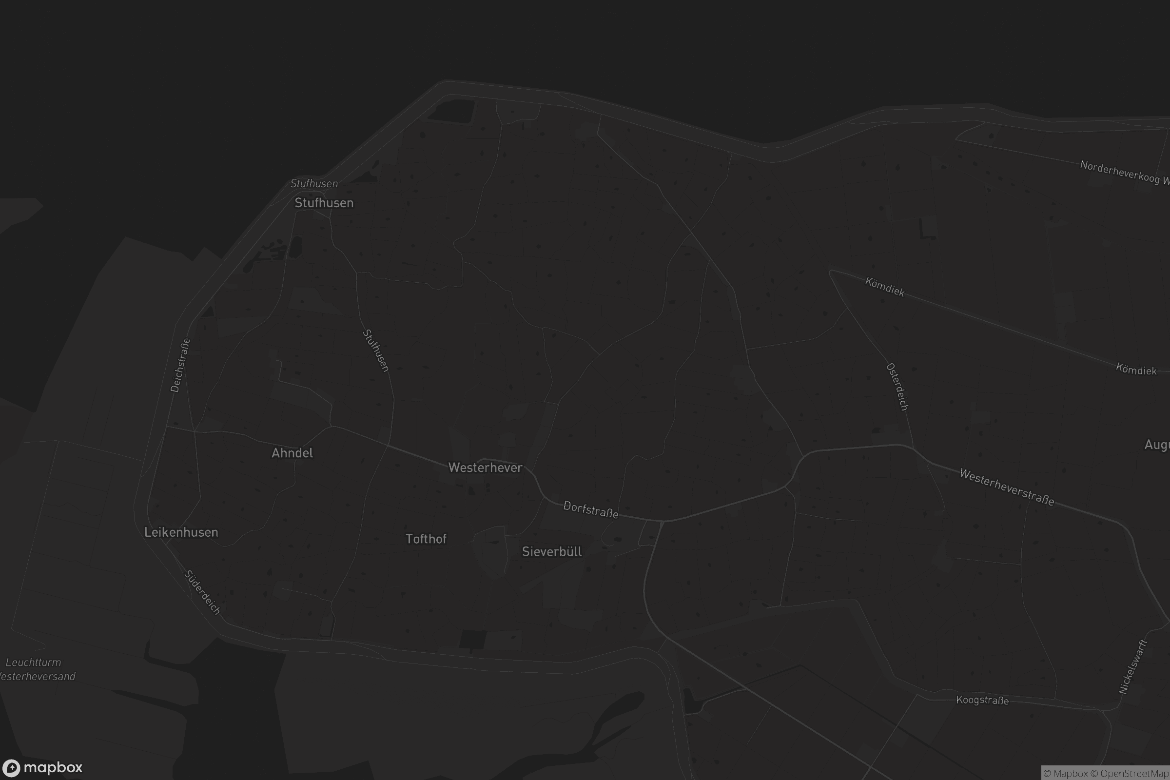 Karte von Westerhever