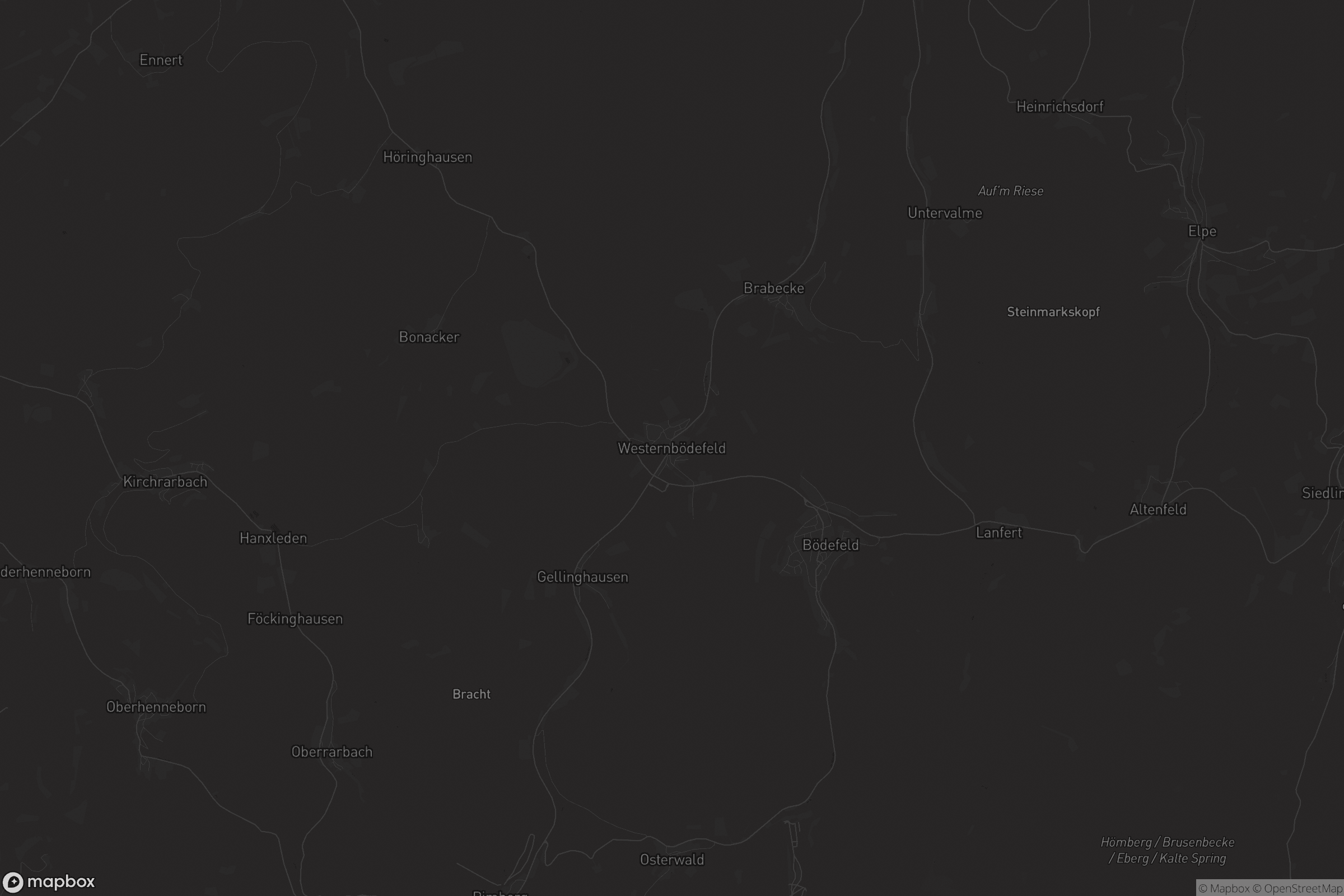 Karte von Westernbödefeld