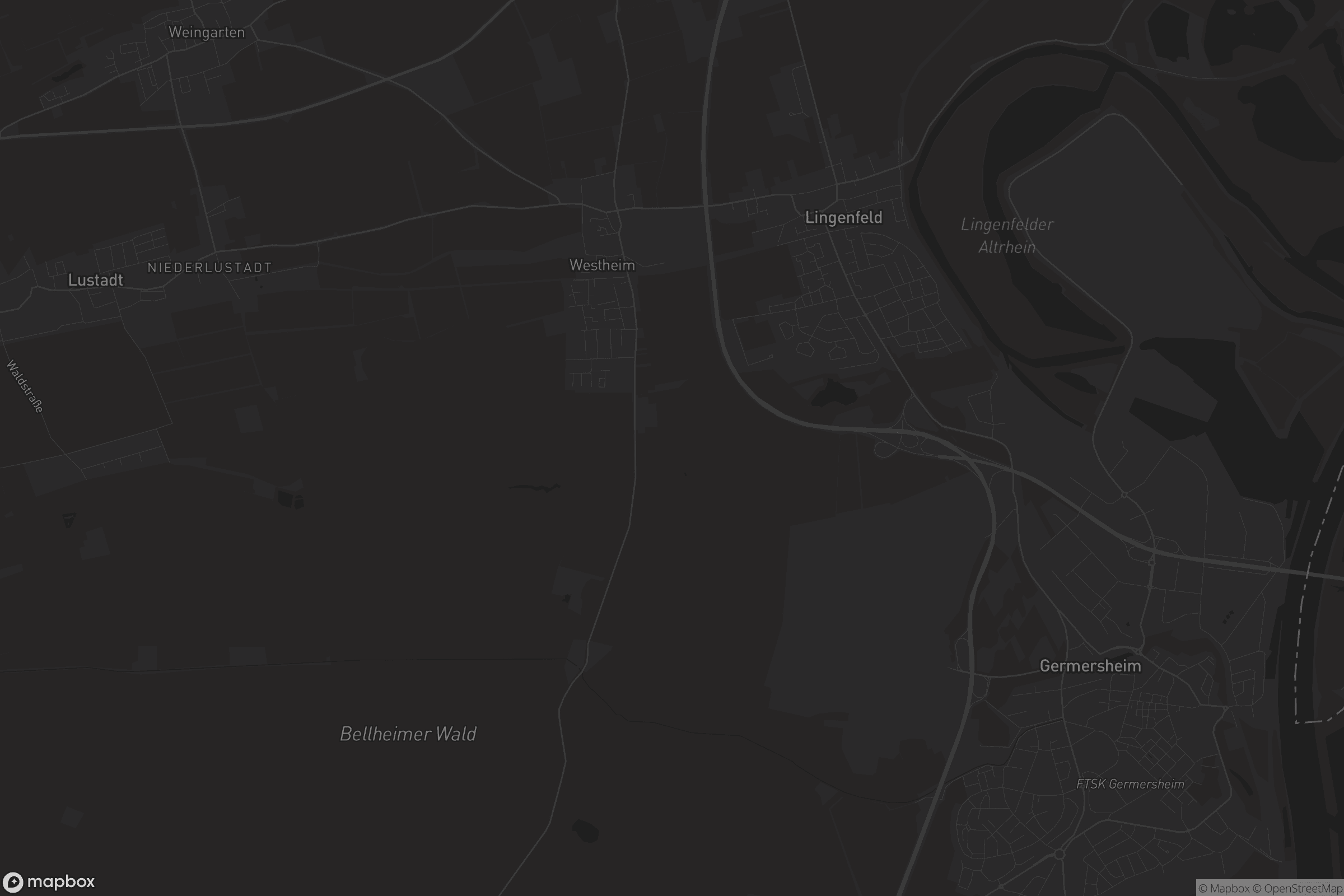 Karte von Westheim (Pfalz)