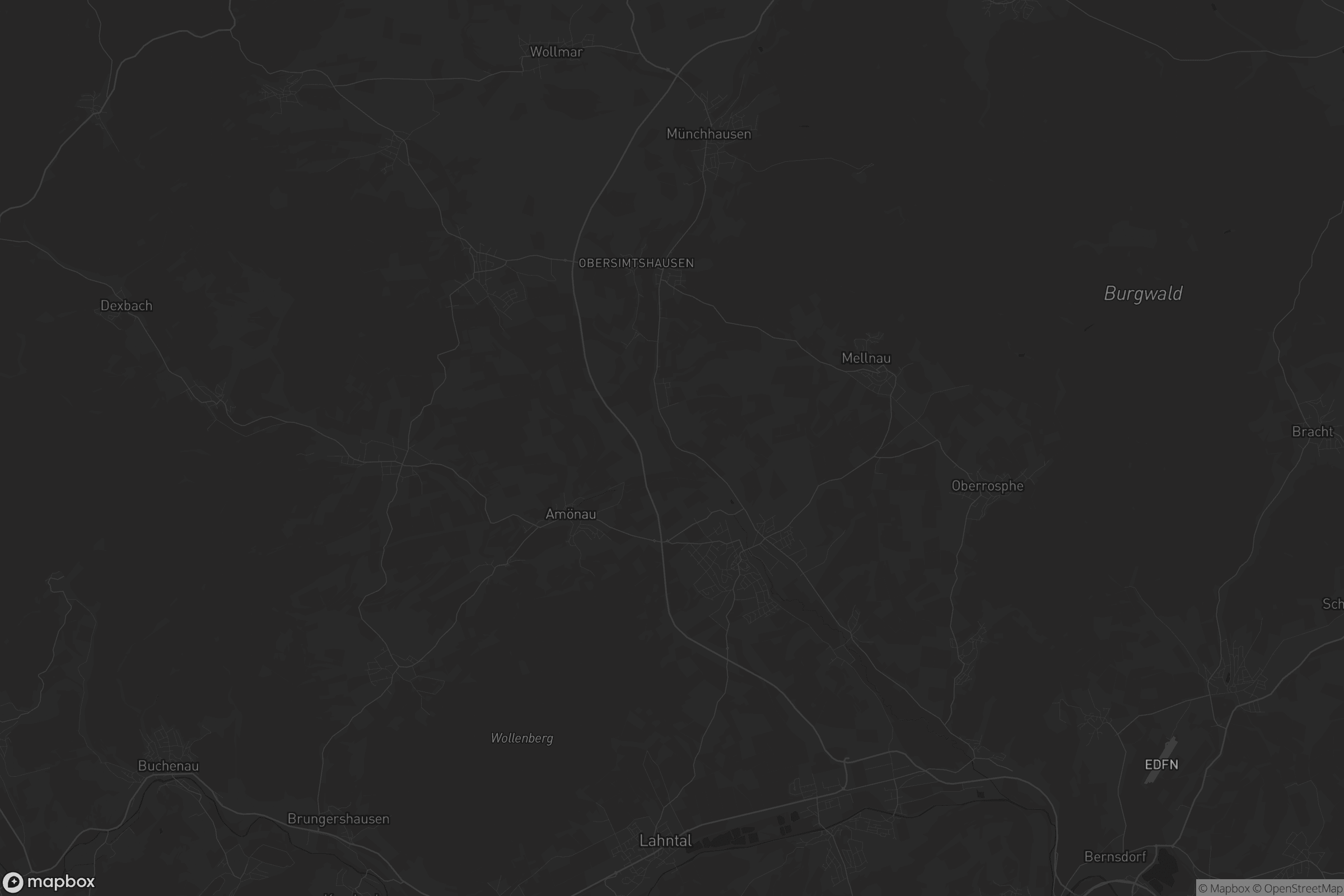 Karte von Wetter (Hessen)