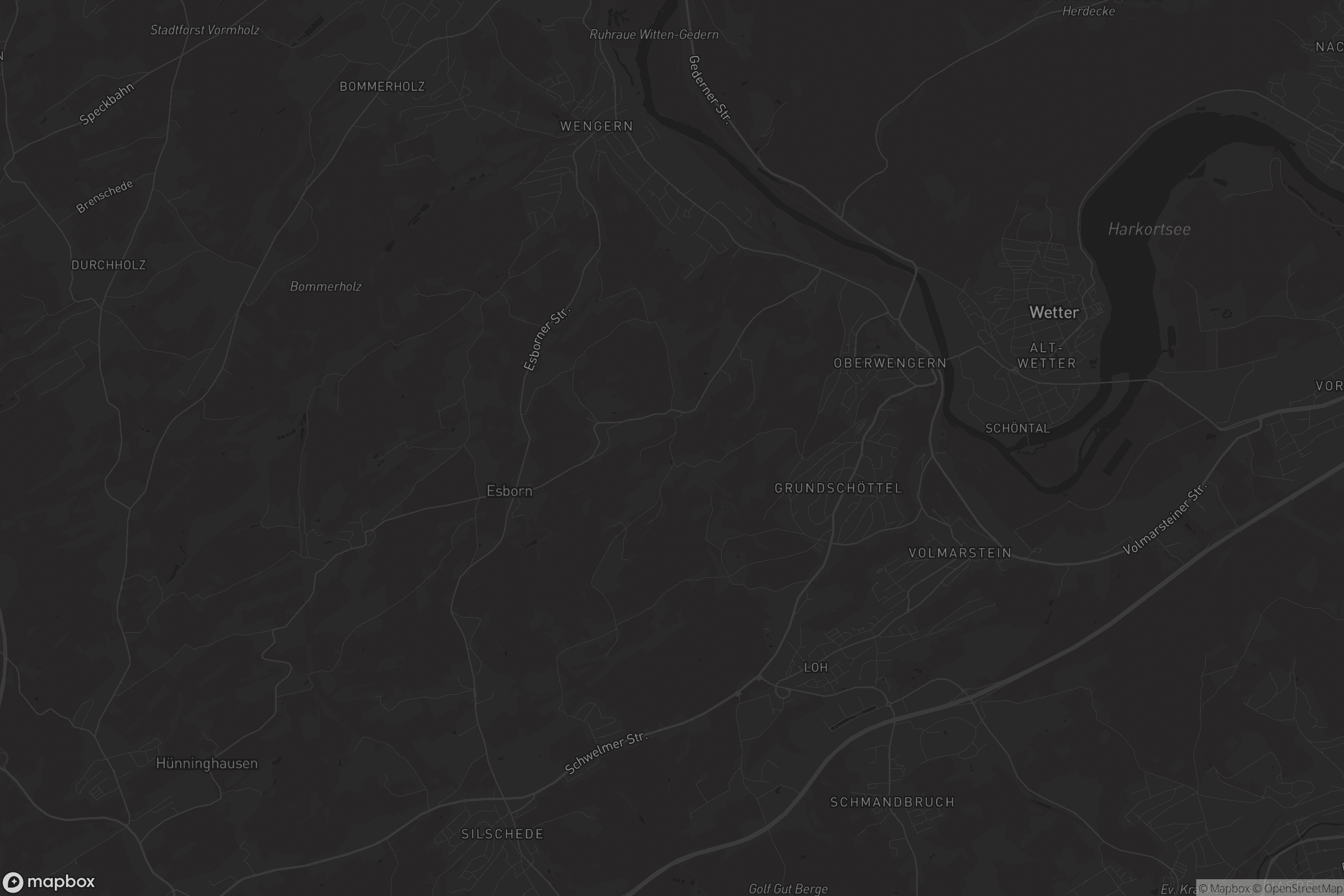 Karte von Wetter (Ruhr)