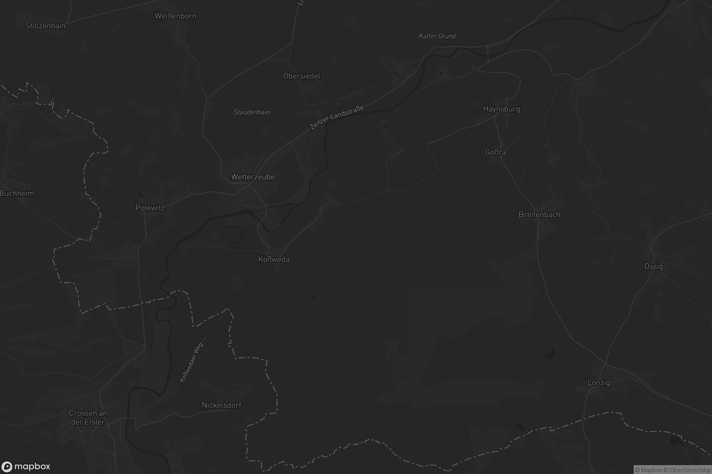 Karte von Wetterzeube