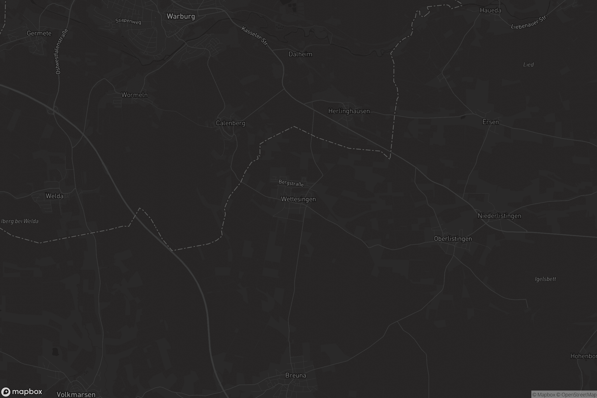 Karte von Wettesingen