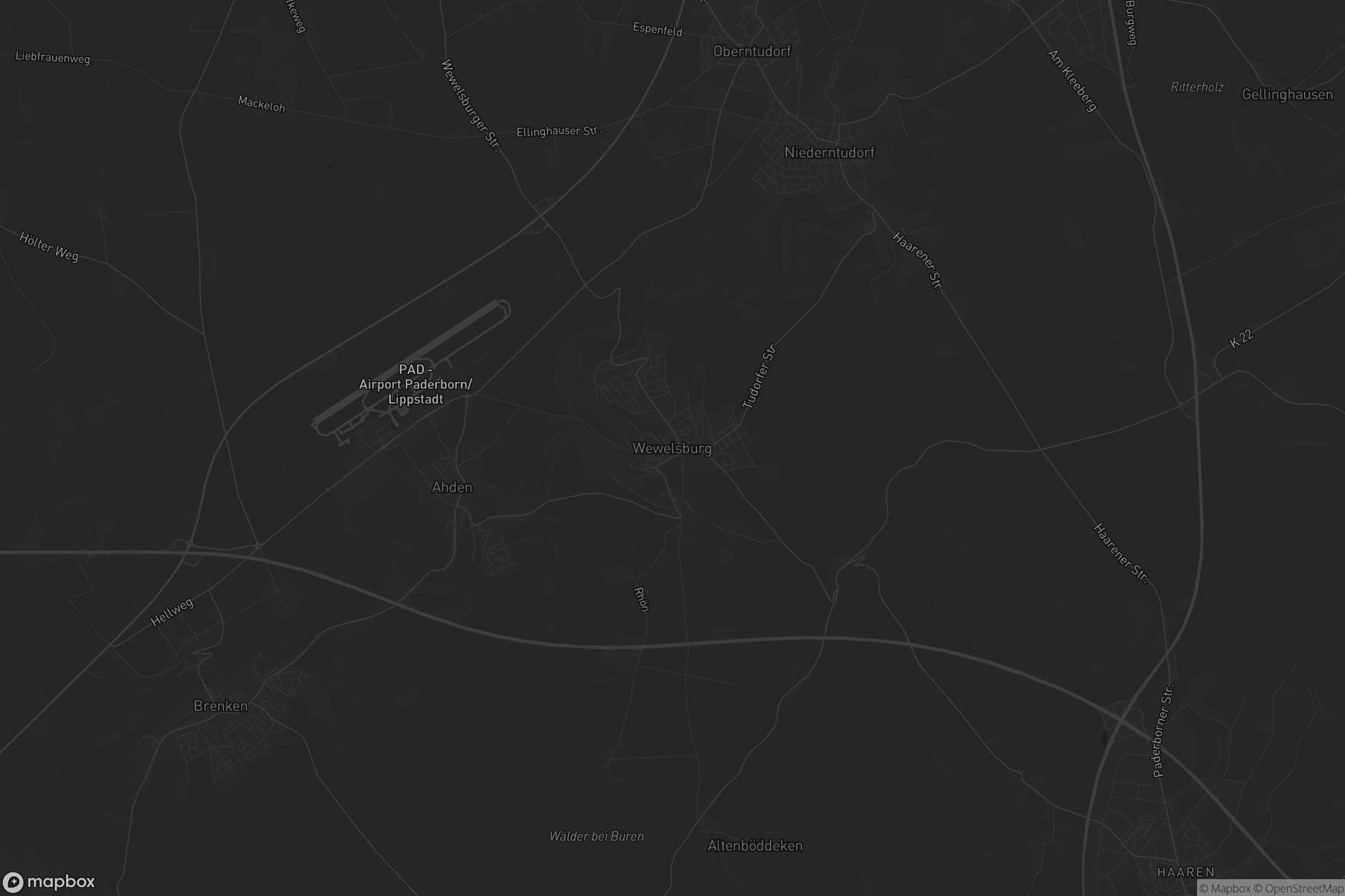 Karte von Wewelsburg